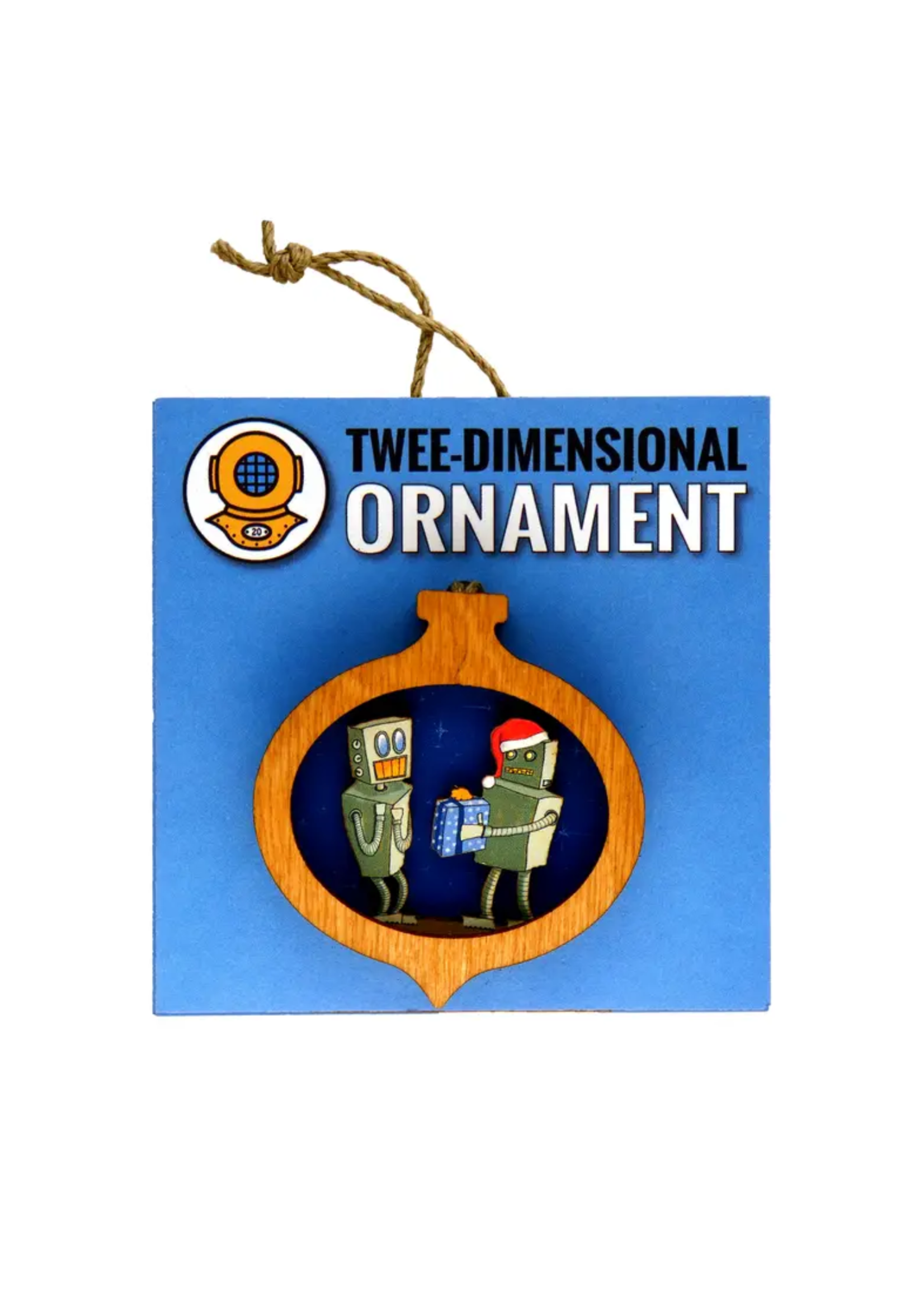 20 Leagues Gift Robots Holiday Ornament
