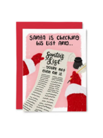 Paper Bunny Press Holiday Card - Santa's List