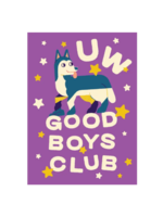 Wug Prints UW Good Boys Club Postcard