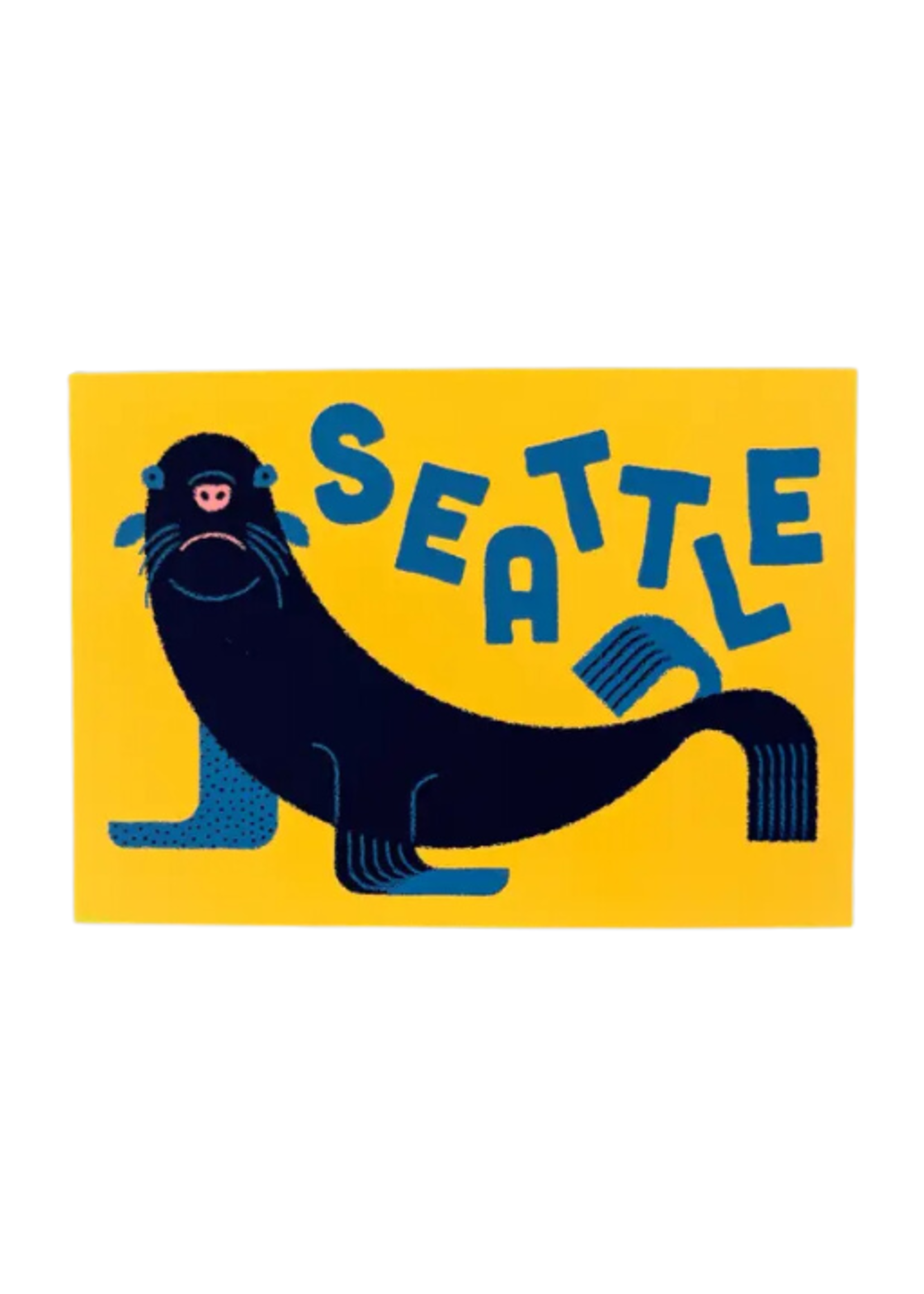 Wug Prints Sea Lion Postcard