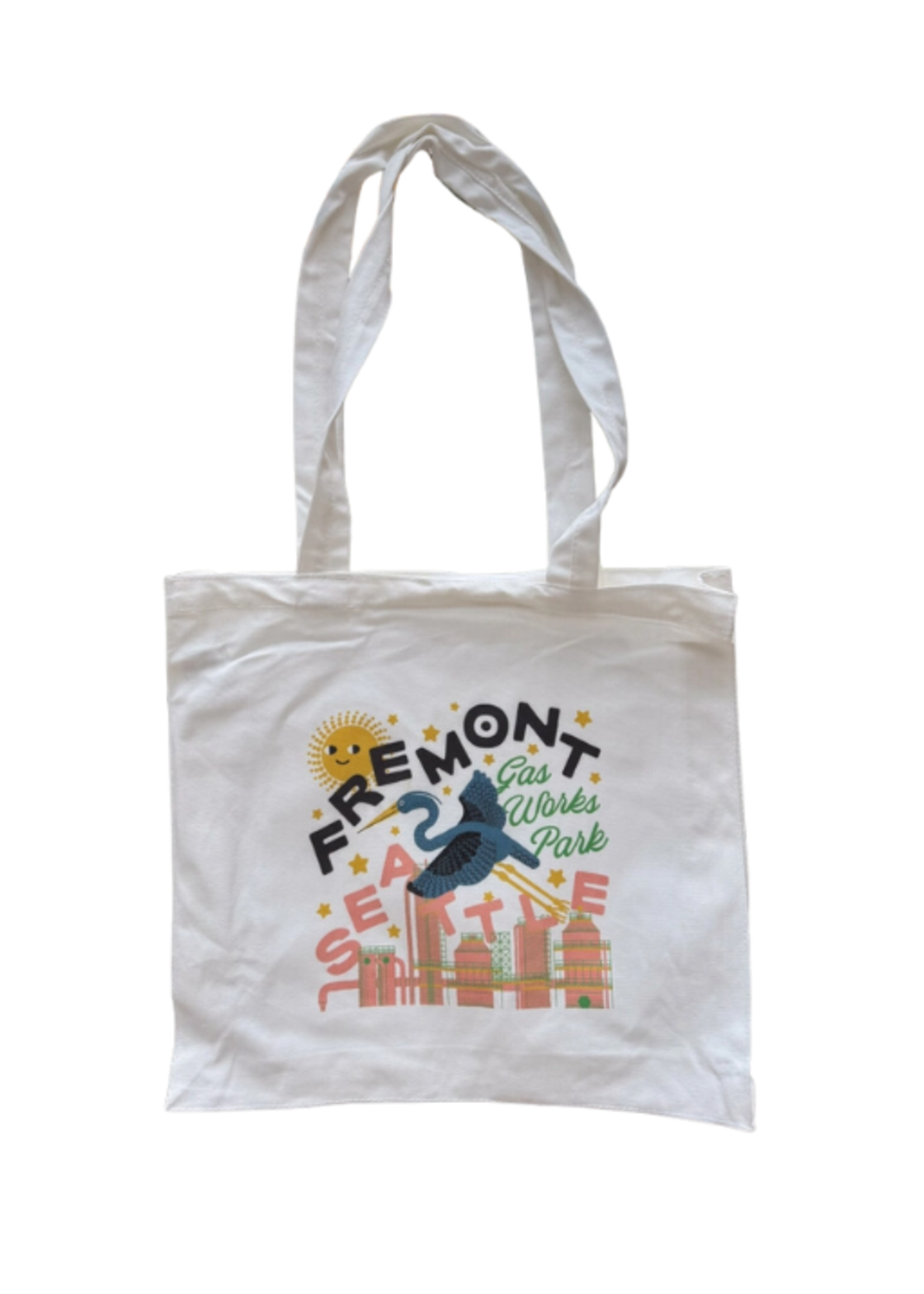 Wug Prints Fremont Gas Works Tote