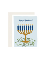 Slightly Stationery Hanukkah Boxed Notes - Menorah Greens