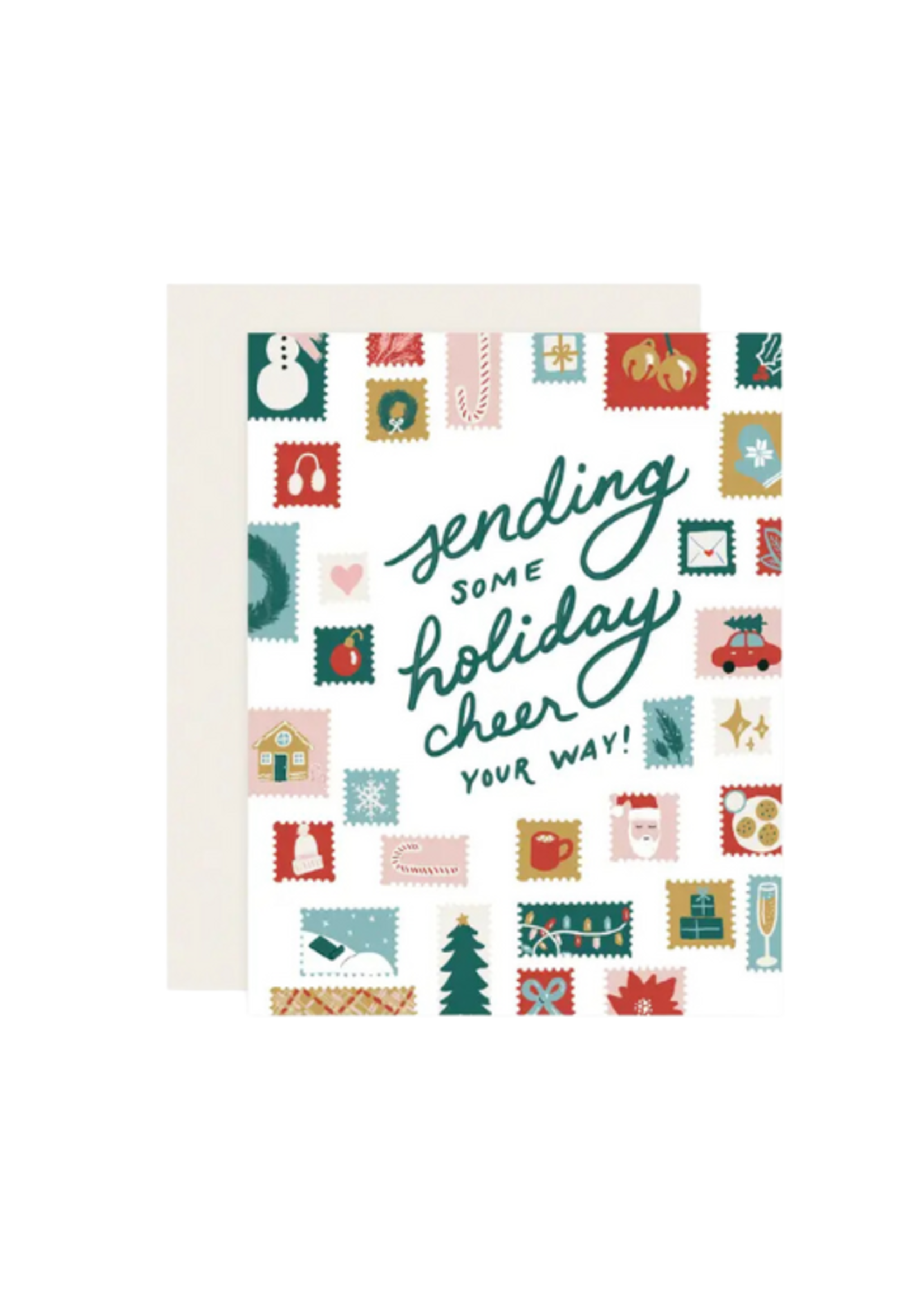 Slightly Stationery Holiday Boxed Notes - Holiday Stamps
