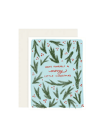 Slightly Stationery Holiday Boxed Notes - Merry Sprigs