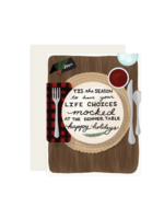 Slightly Stationery Holiday Card - Mocked