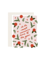Slightly Stationery Holiday Card - Most Wonderful Time