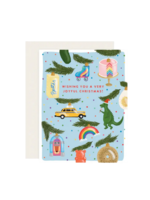 Slightly Stationery Holiday Card - Joyful Ornaments