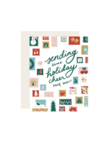 Slightly Stationery Holiday Card - Holiday Stamps