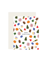 Slightly Stationery Holiday Card - Happy Everything
