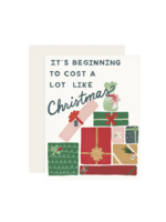 Slightly Stationery Holiday Card - Cost A Lot Like Christmas