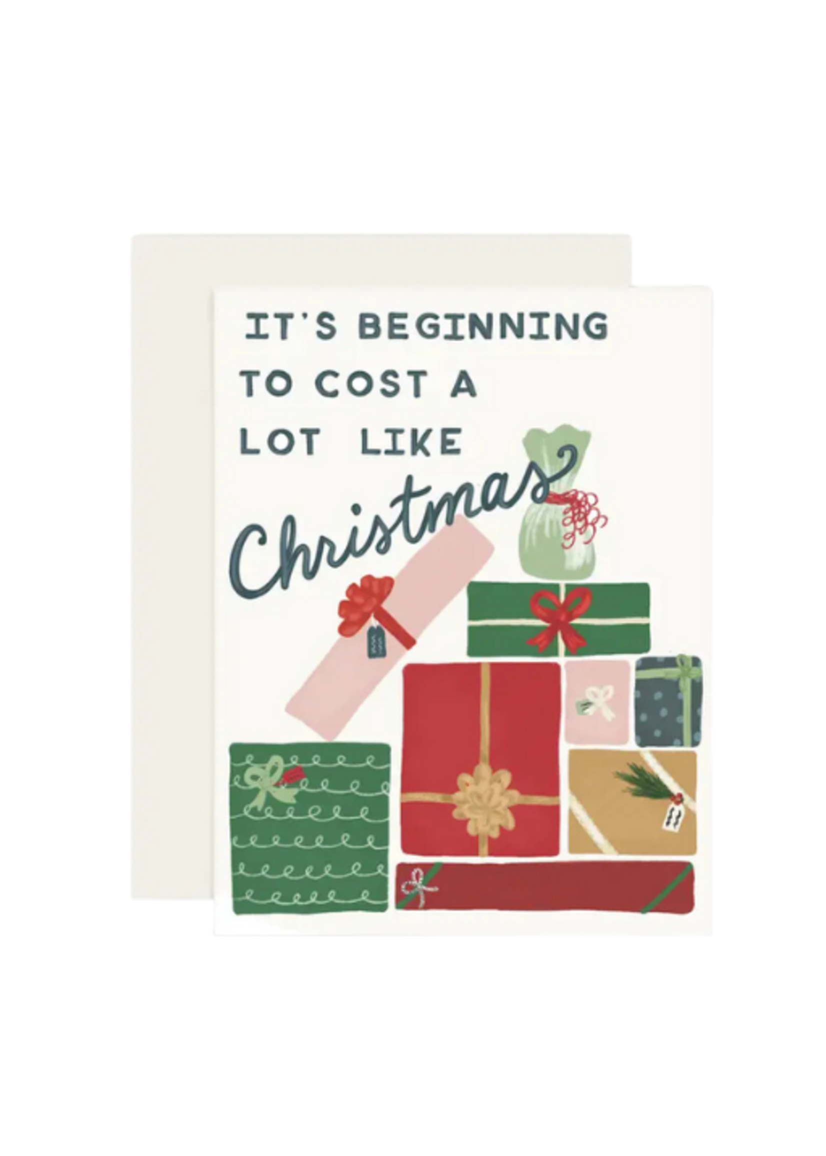 Slightly Stationery Holiday Card - Cost A Lot Like Christmas