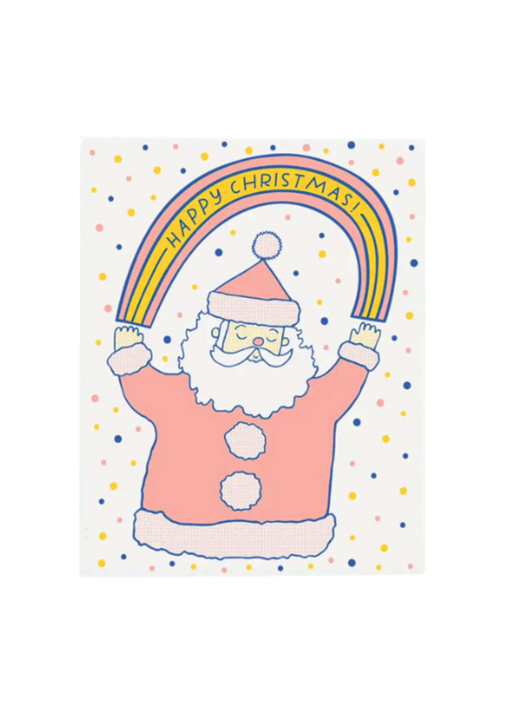 The Good Twin Holiday Card - Rainbow Santa
