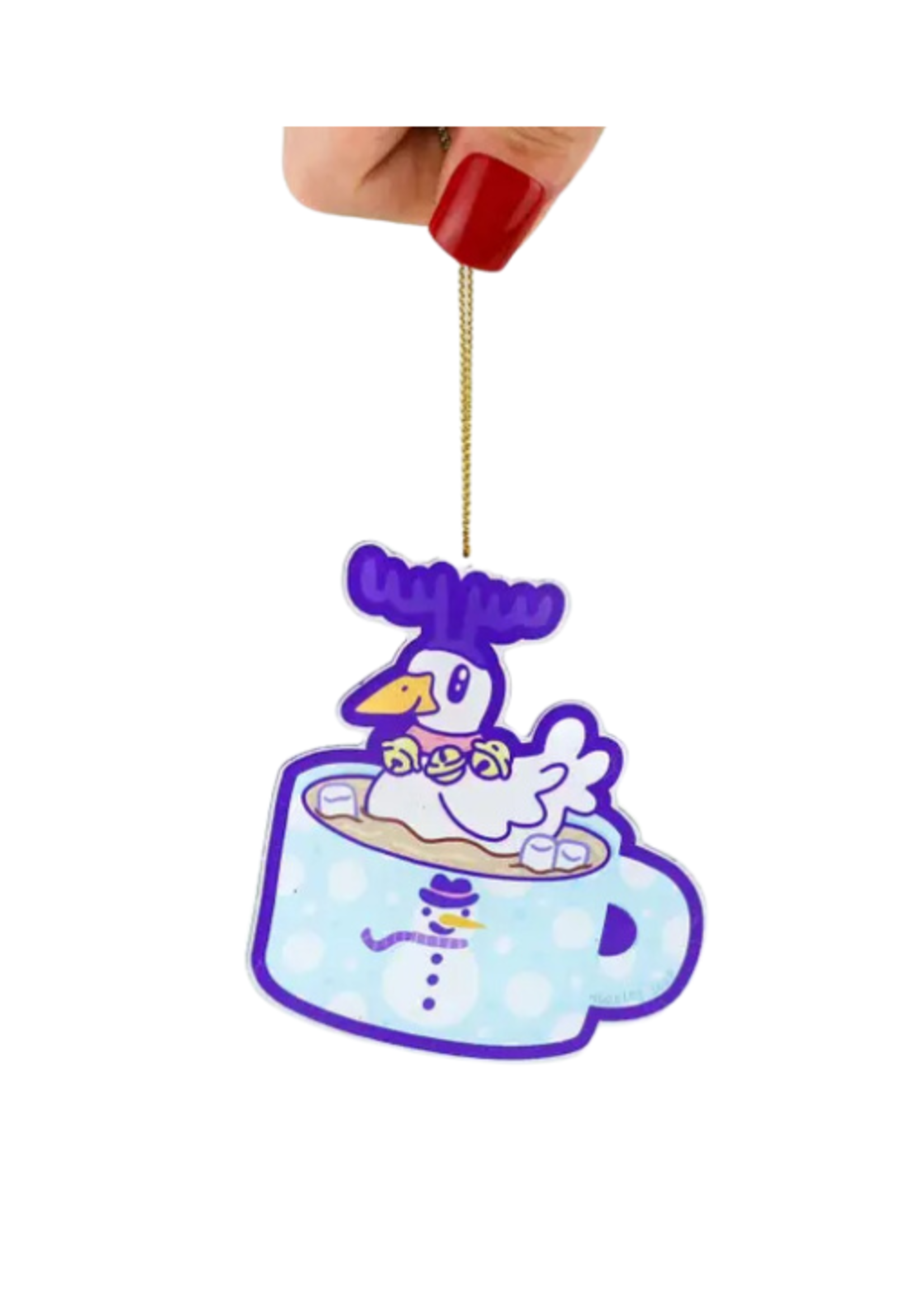 Turtle's Soup Duck Holiday Ornament