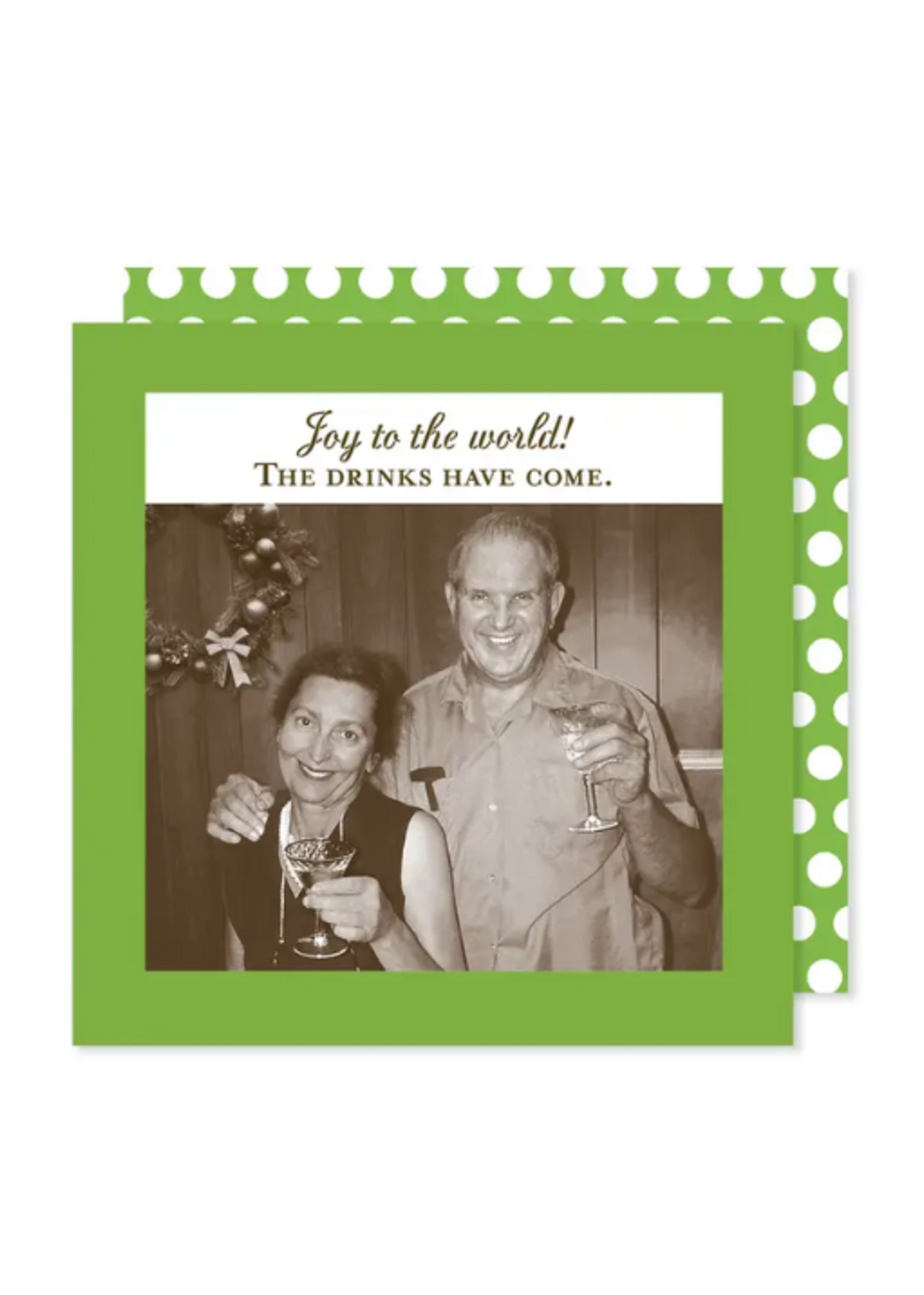 Shannon Martin Joy to The World Holiday Napkin