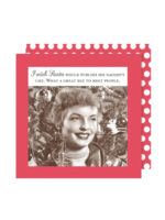 Shannon Martin Naughty List Holiday Napkin