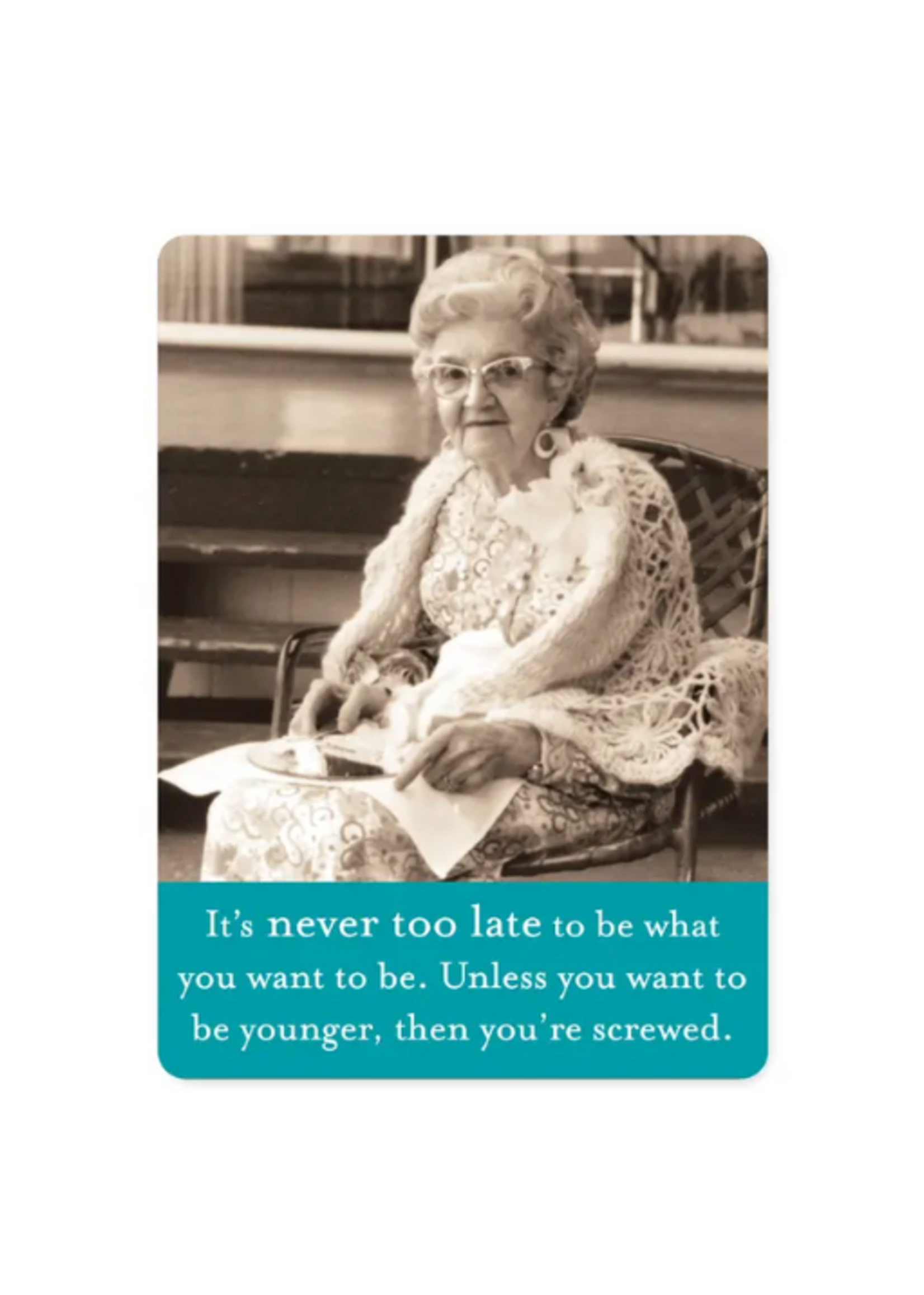 Shannon Martin Never Too Late Magnet