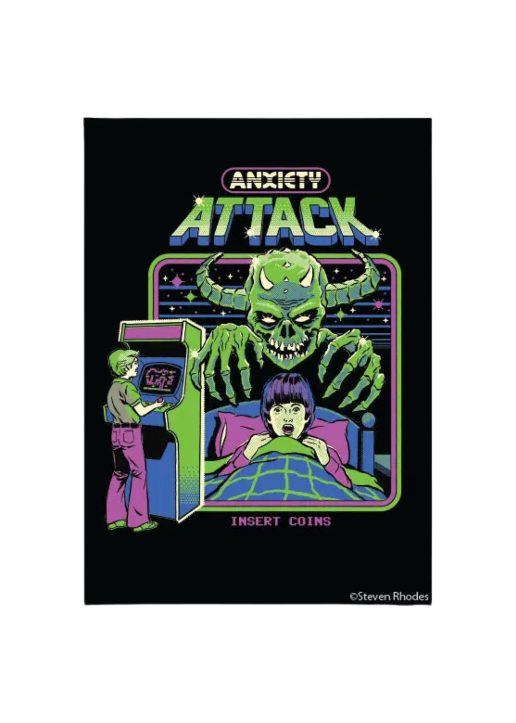 Ephemera Anxiety Attack Magnet