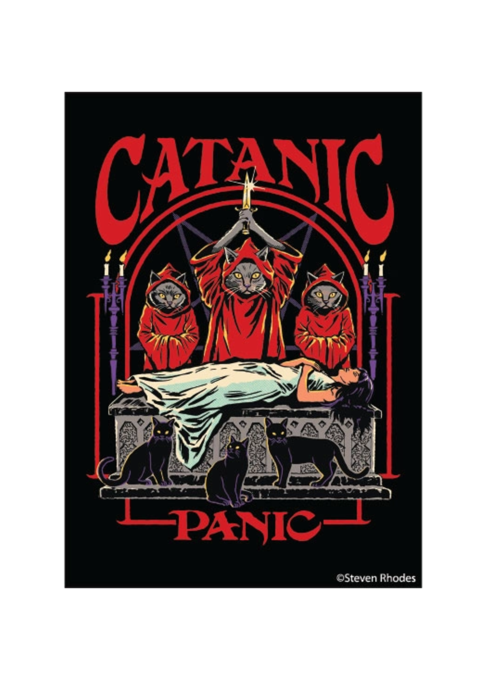 Ephemera Catanic Panic Magnet