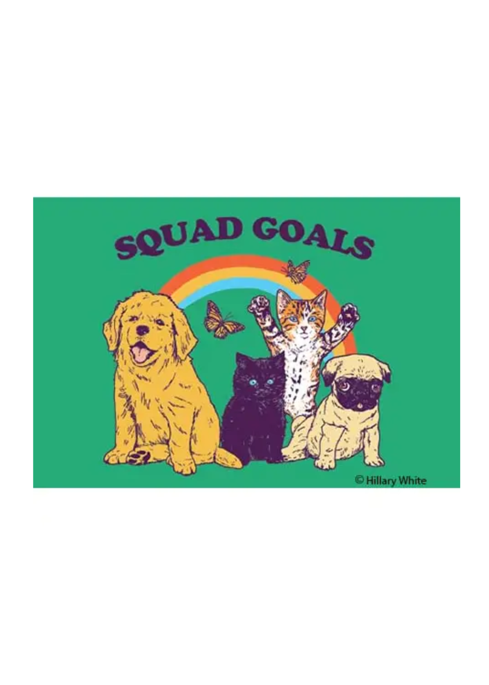 Ephemera Squad Goals Cute Animals Magnet