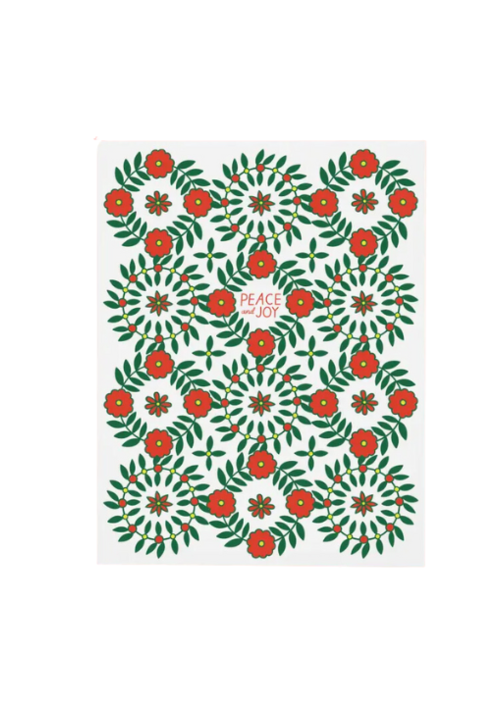 The Good Twin Holiday Card - Peace and Joy Wreaths