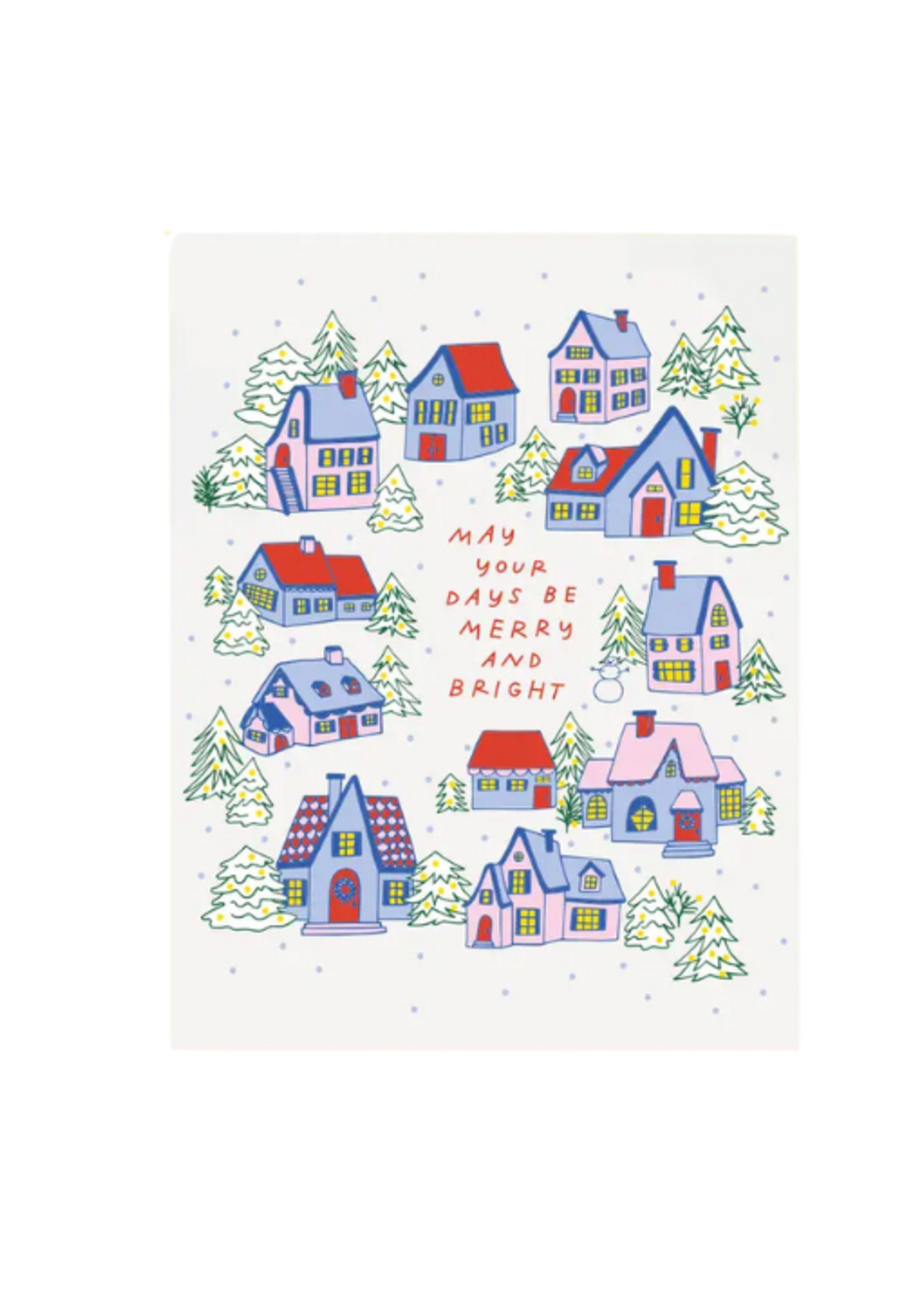 The Good Twin Holiday Card - Merry Houses