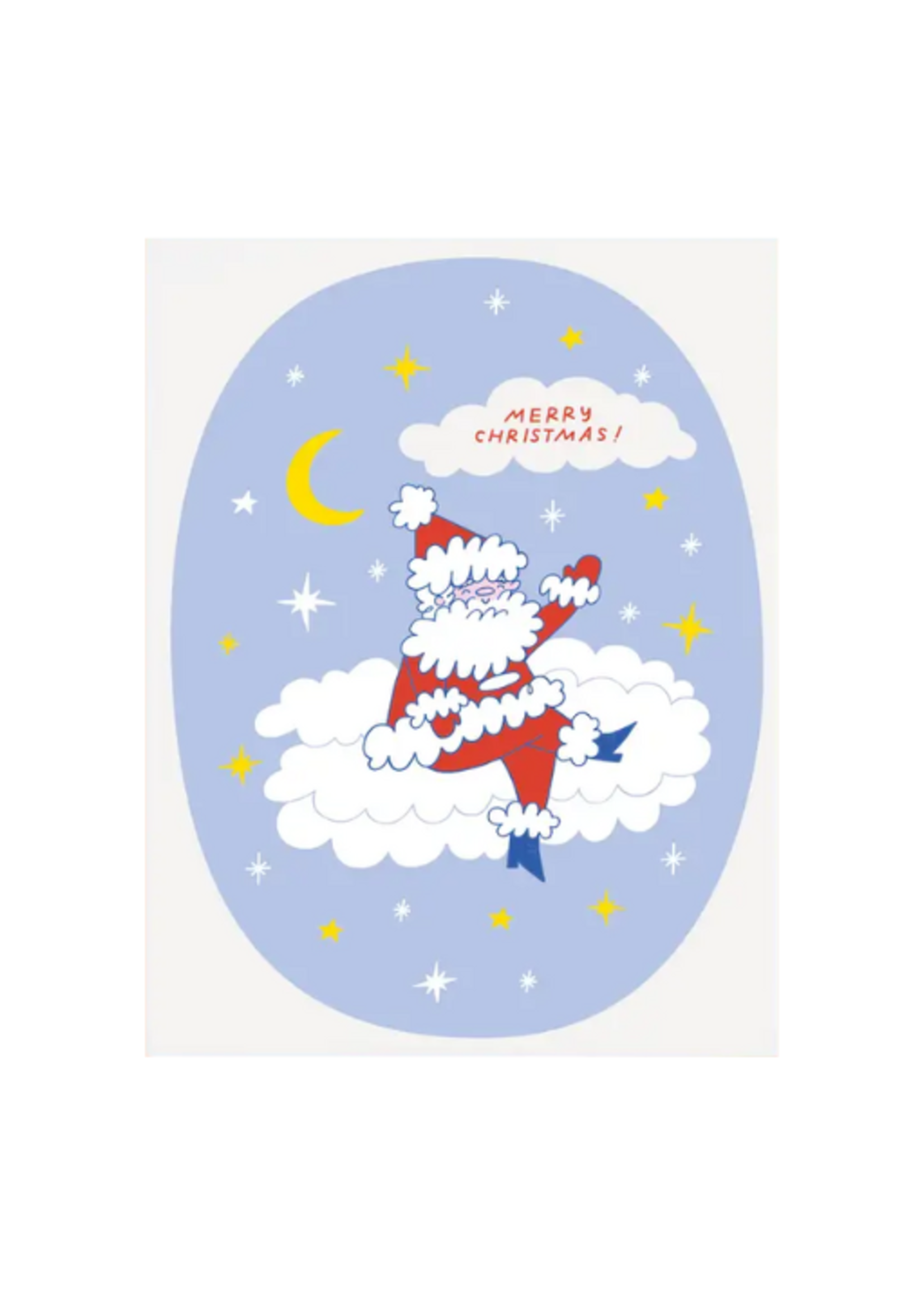 The Good Twin Holiday Card - Cloud Santa