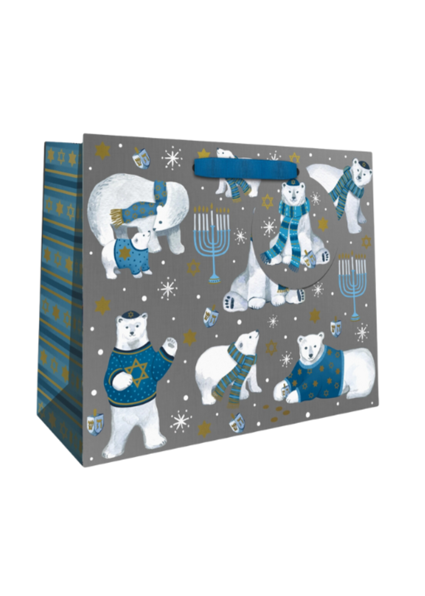 Jillson & Roberts Hanukkah Bears Gift Bag