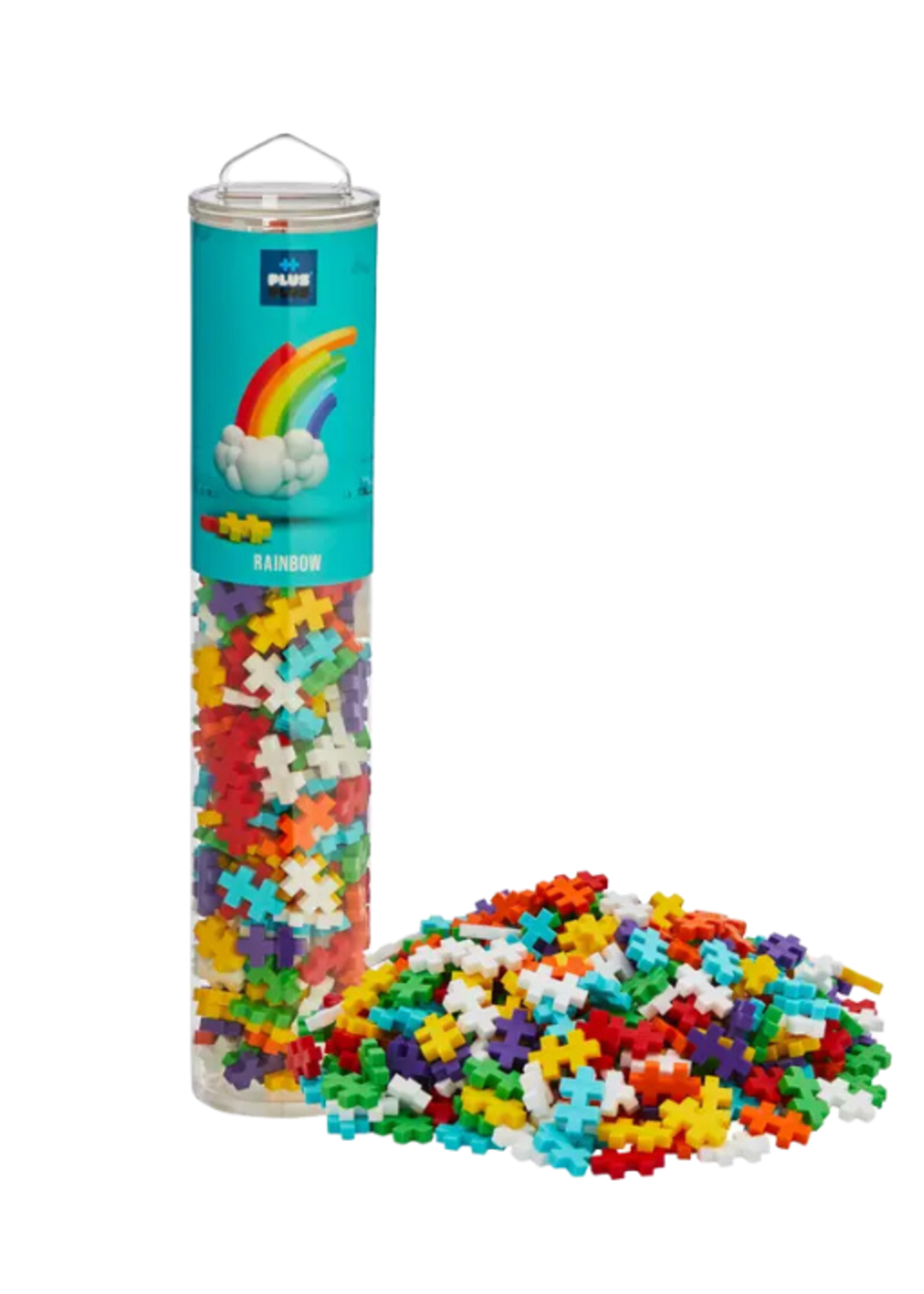 Plus Plus USA Rainbow Mix 240 pc Plus Plus Tube
