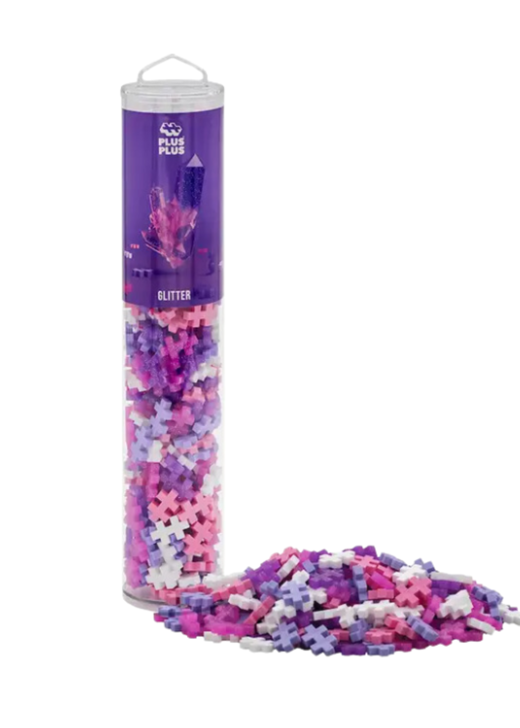 Plus Plus USA Glitter Mix 240 pc Plus Plus Tube