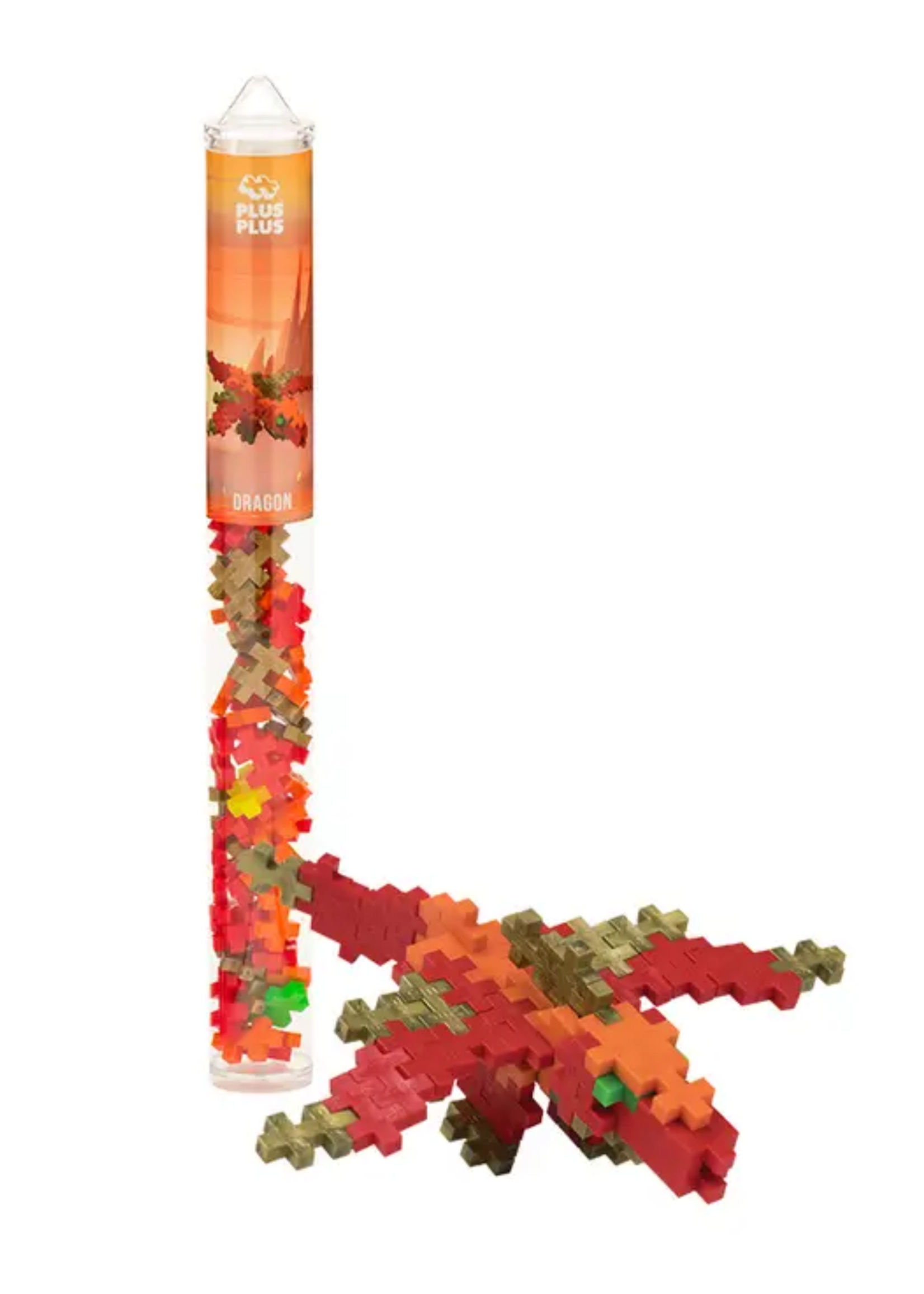 Plus Plus USA Dragon Plus Plus Tube