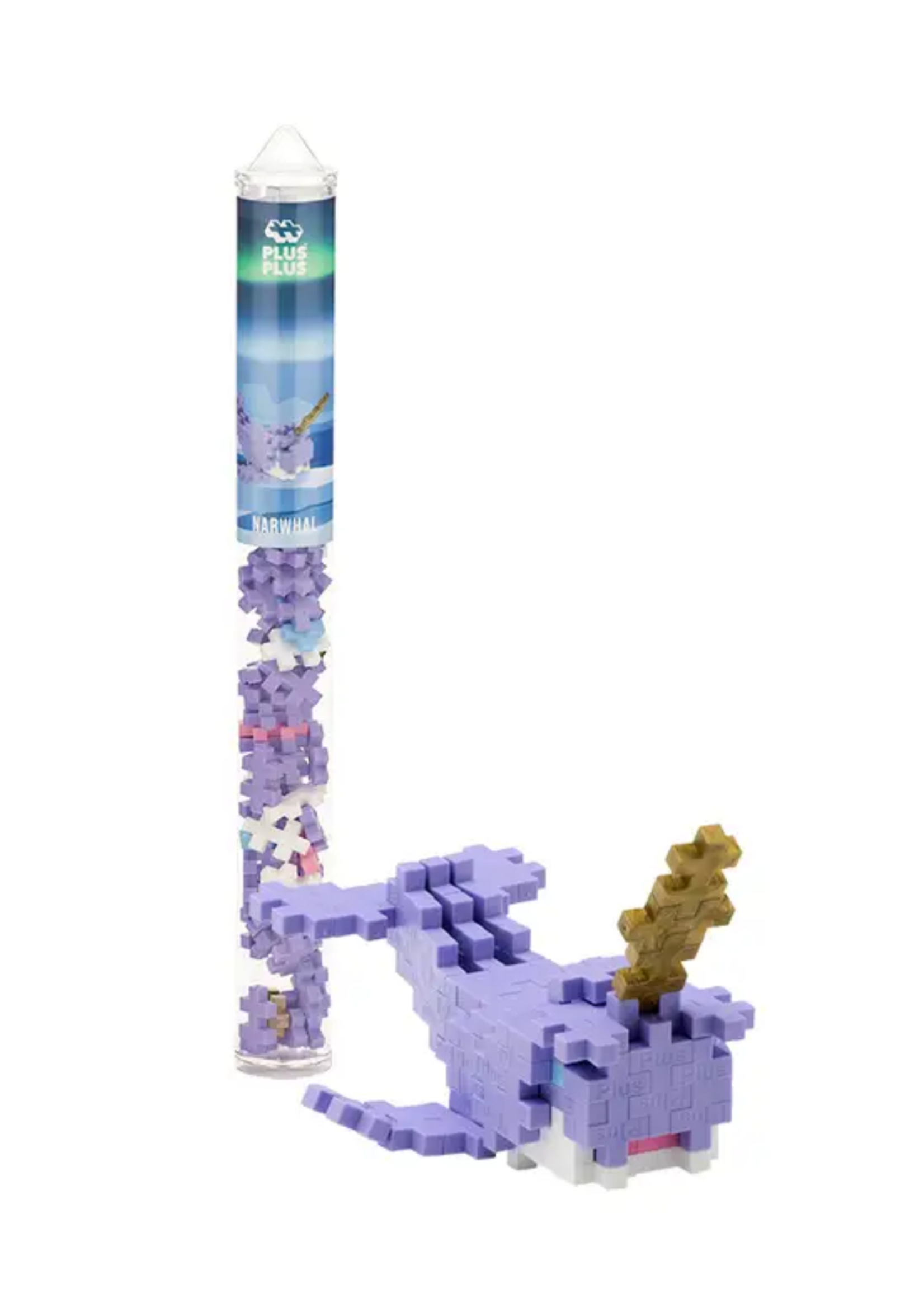 Plus Plus USA Narwhal Plus Plus Tube