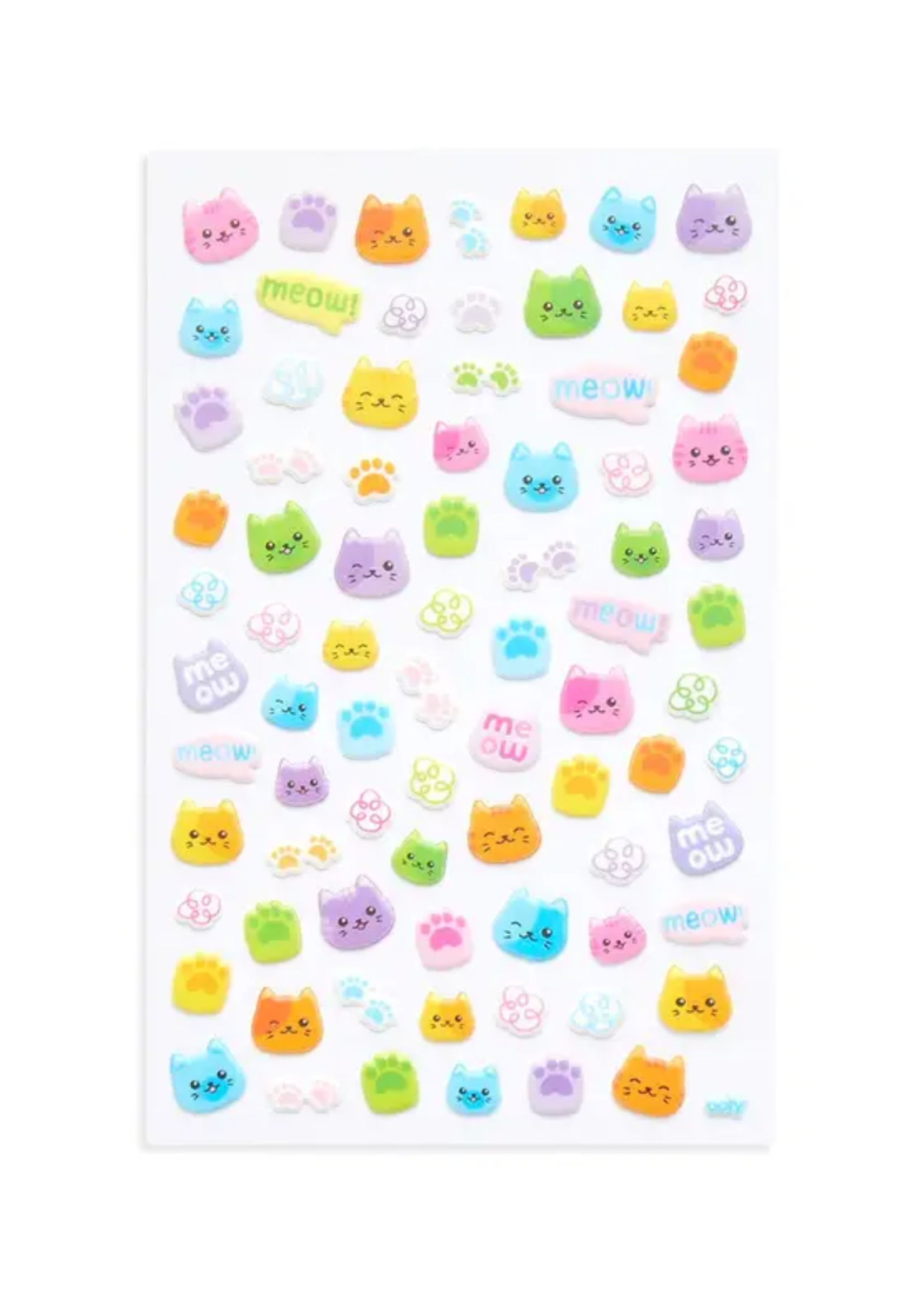Ooly Colorful Cats Stickiville Stickers