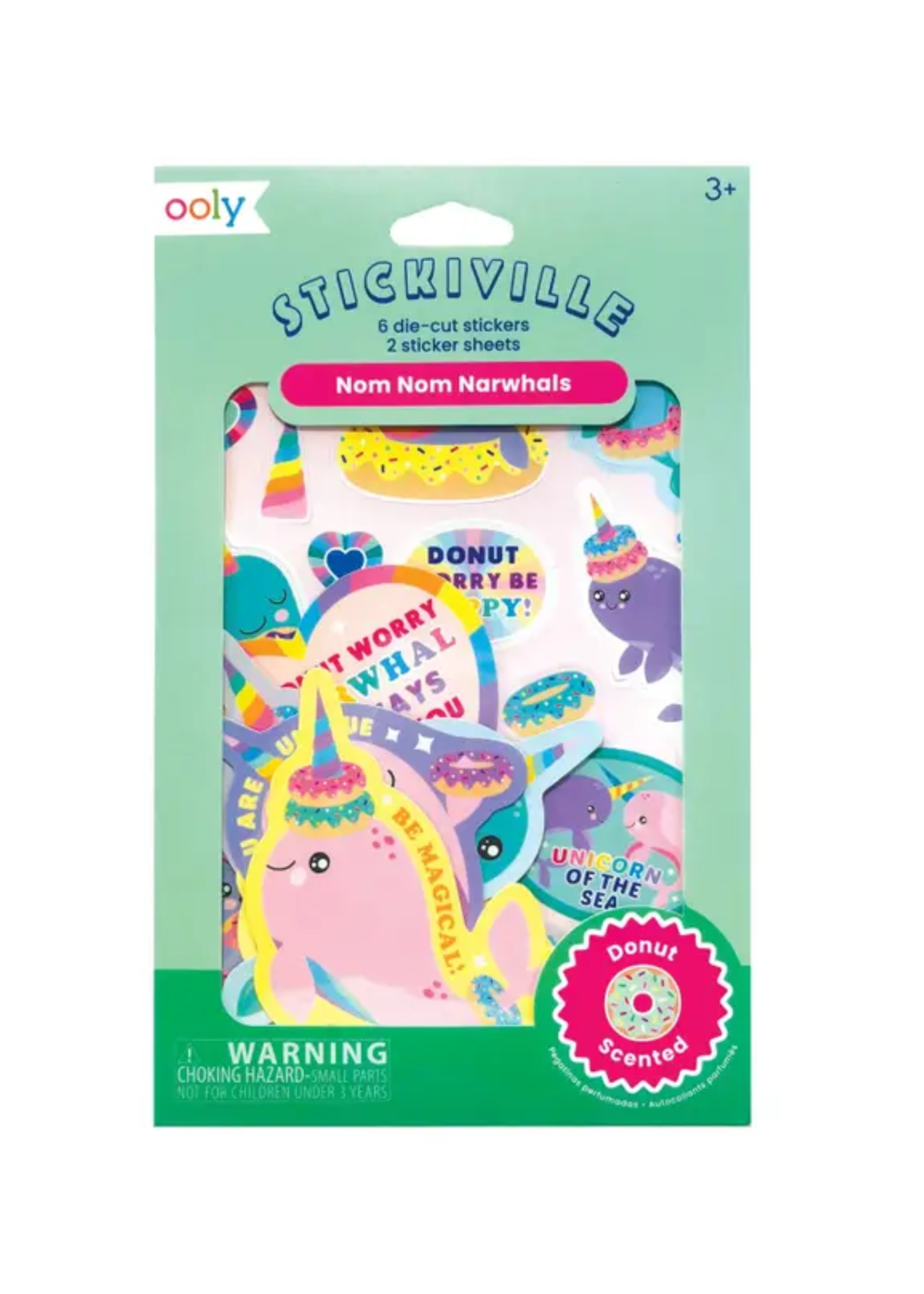 Ooly Nom Nom Narwhals Scented Stickers
