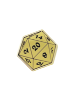 Strike Gently Co D20 Enamel Pin