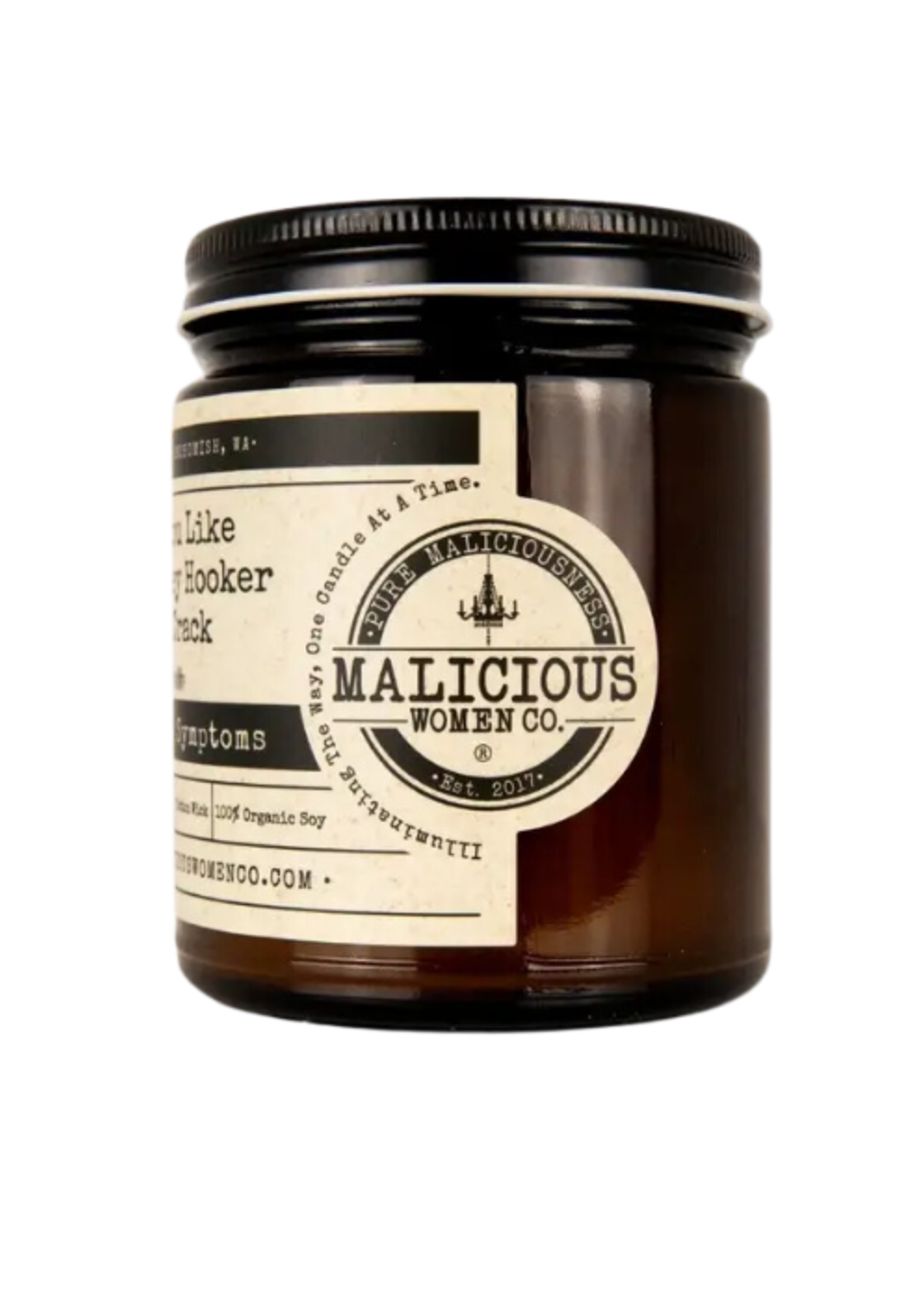 Malicious Woman Candle Co. I Love You Like A Back Alley Candle