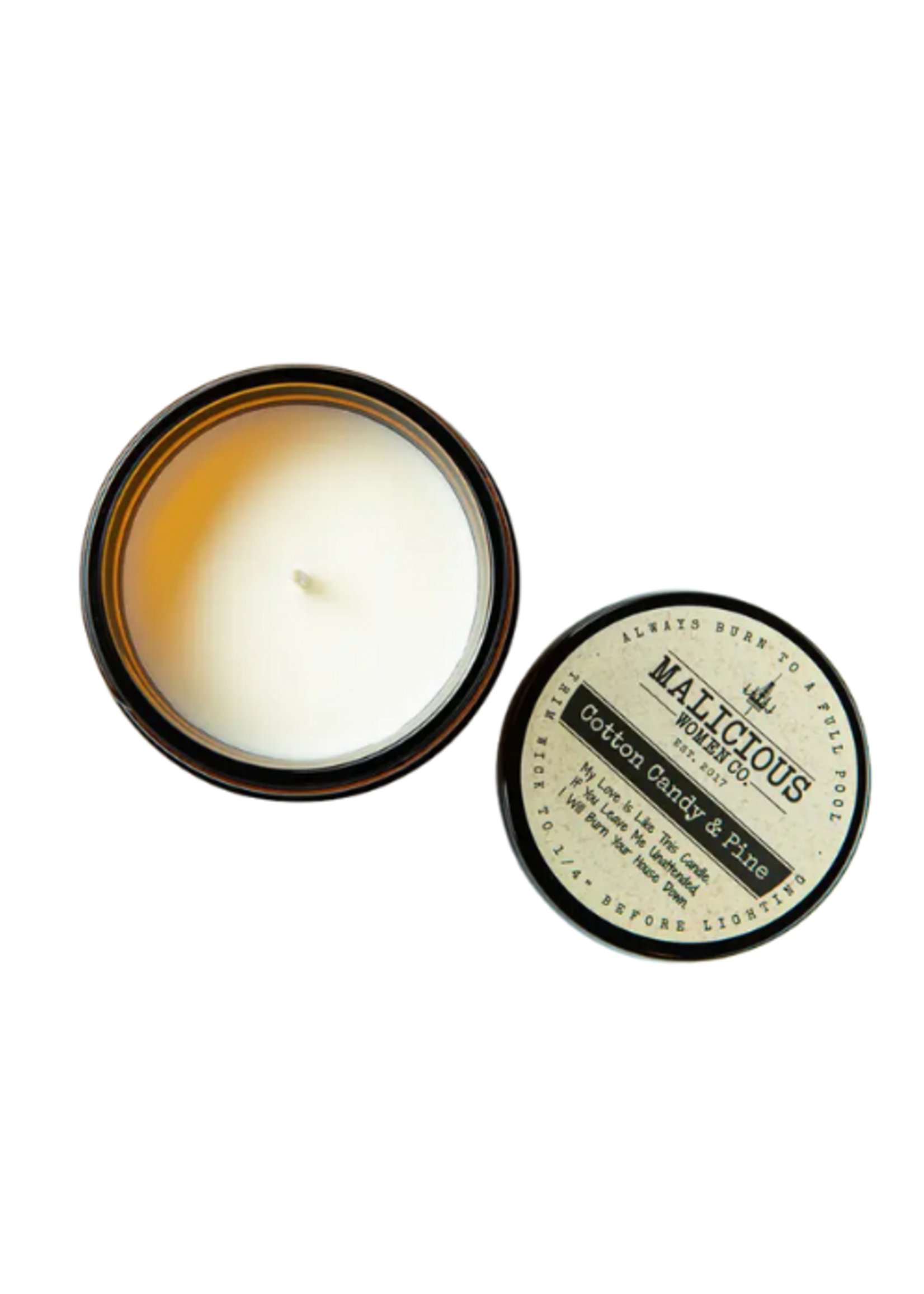 Malicious Woman Candle Co. I Love You Like A Back Alley Candle
