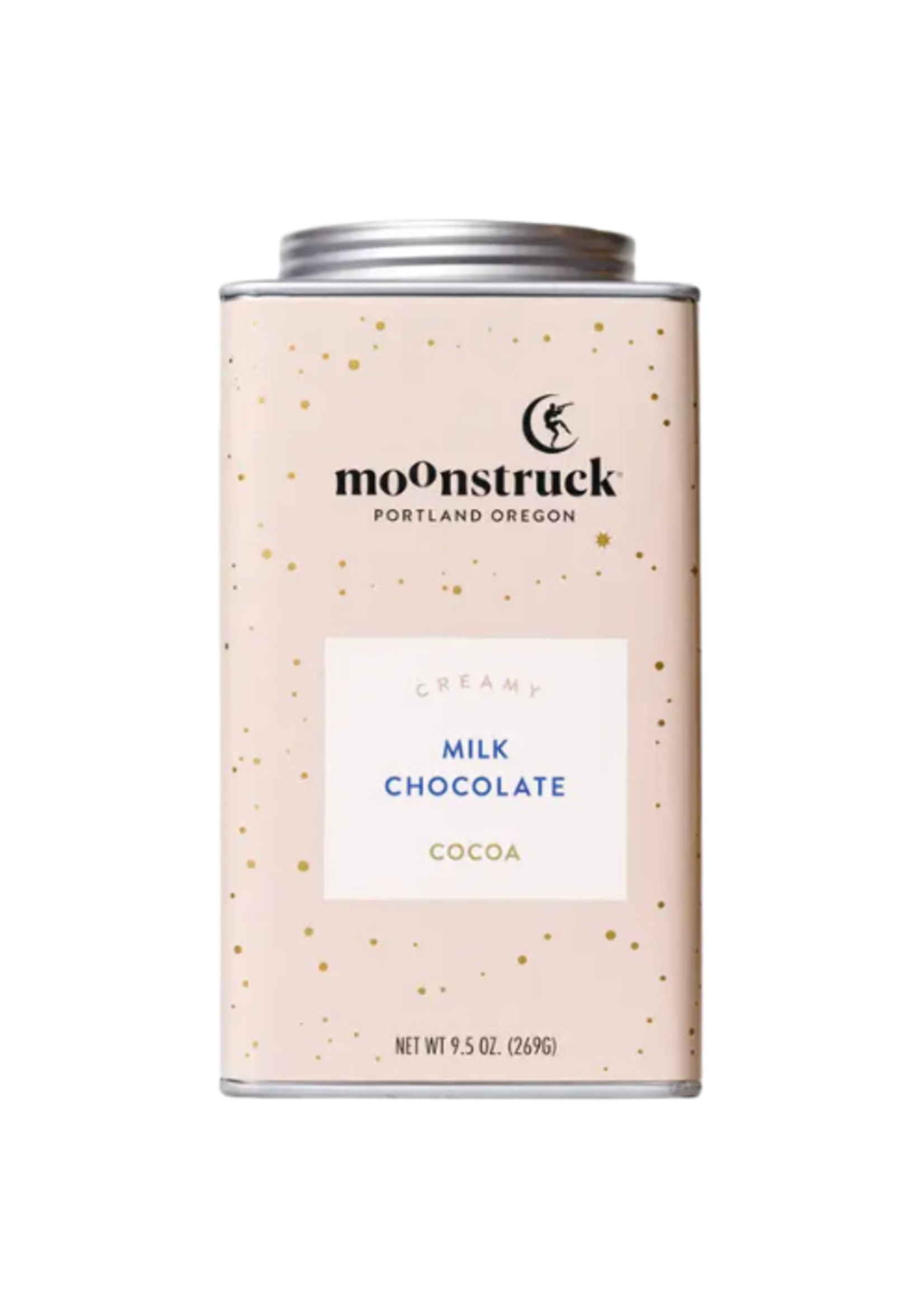 Moonstruck Chocolate Co Milk Chocolate Hot Cocoa Mix Tin