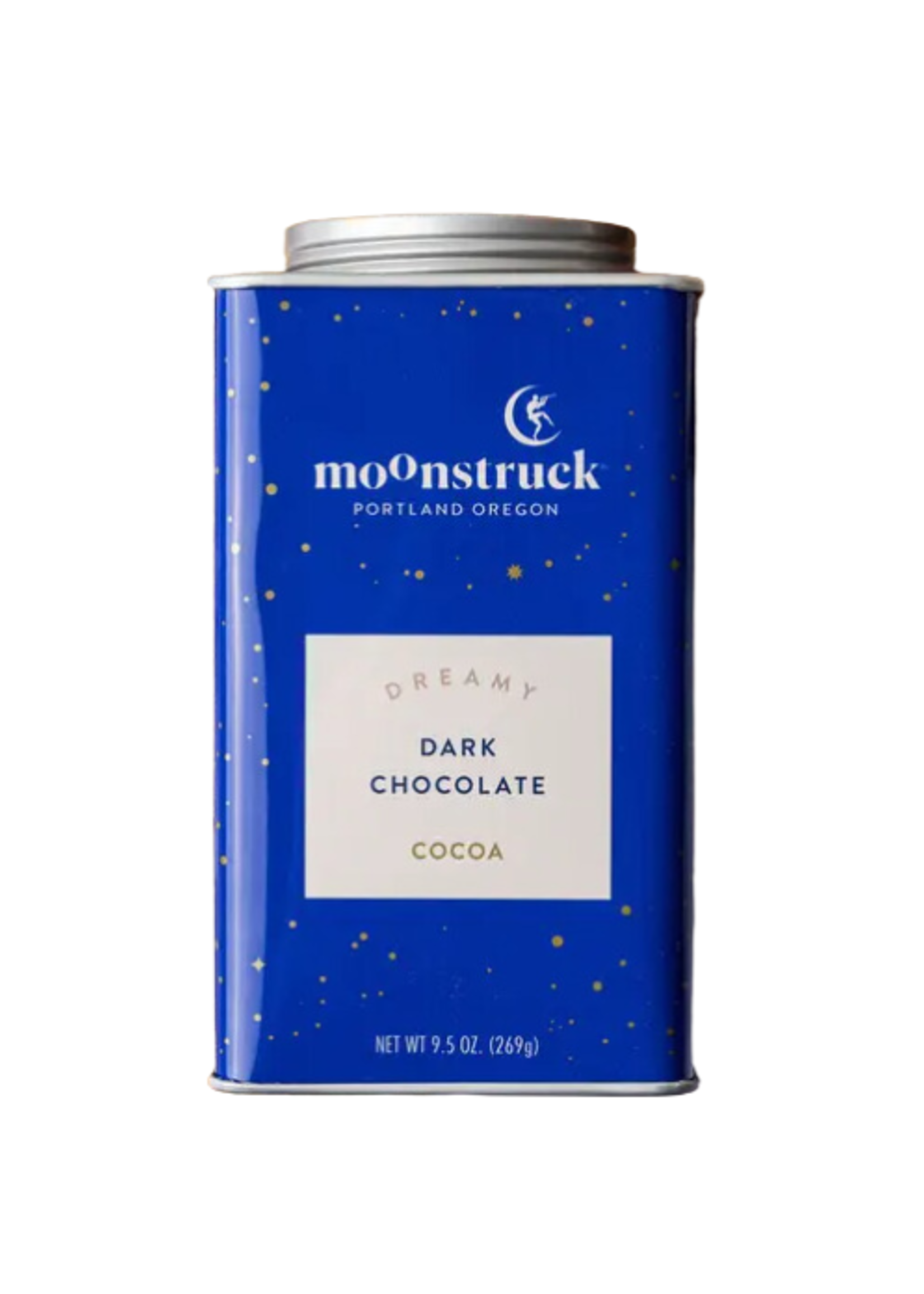 Moonstruck Chocolate Co Dark Chocolate Hot Cocoa Mix Tin