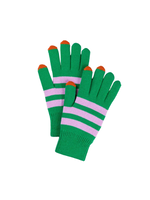 Verloop Striped Touchscreen Gloves - Kelly Lilac
