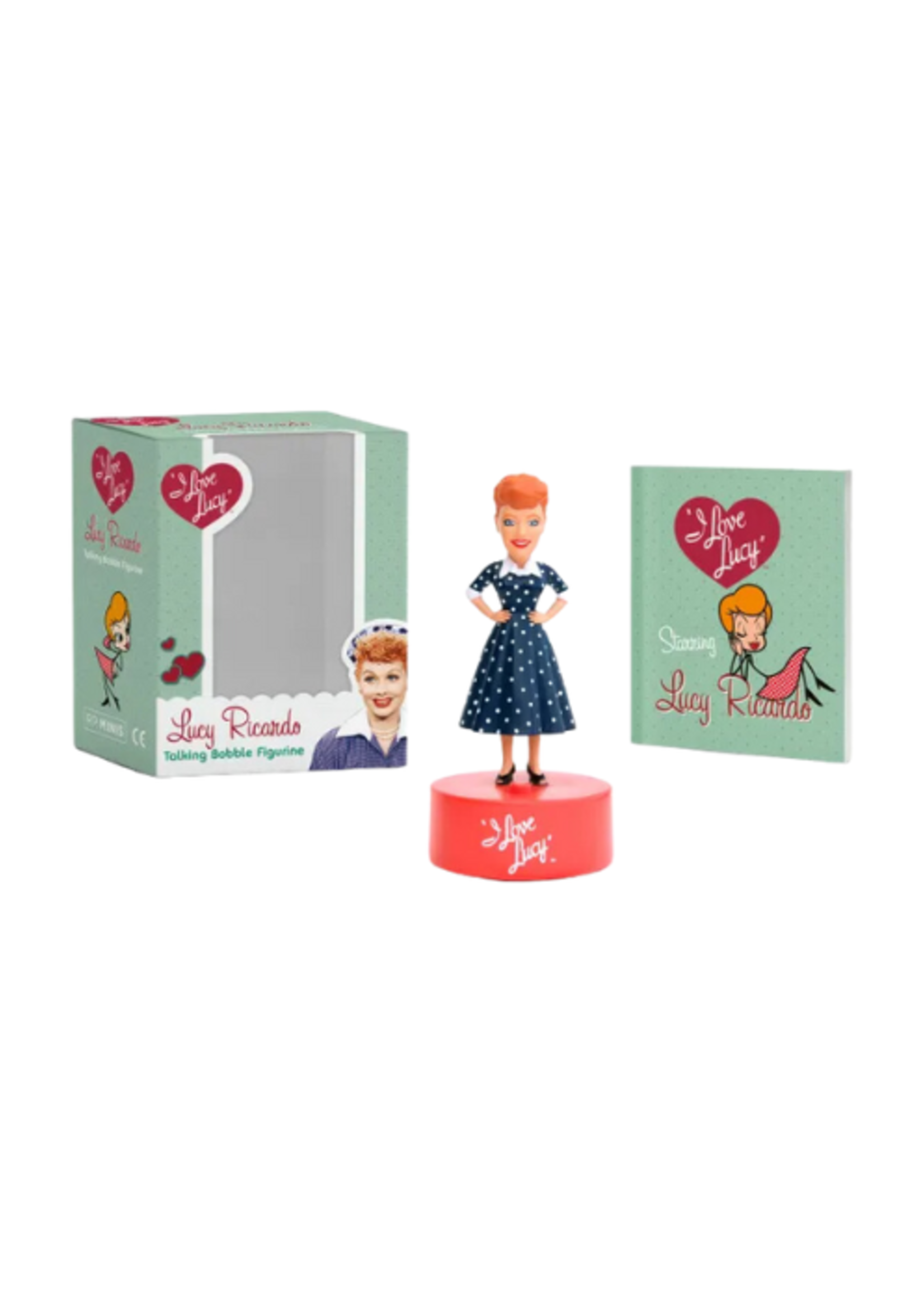 Hachette Book Group I Love Lucy Talking Bobble Figurine