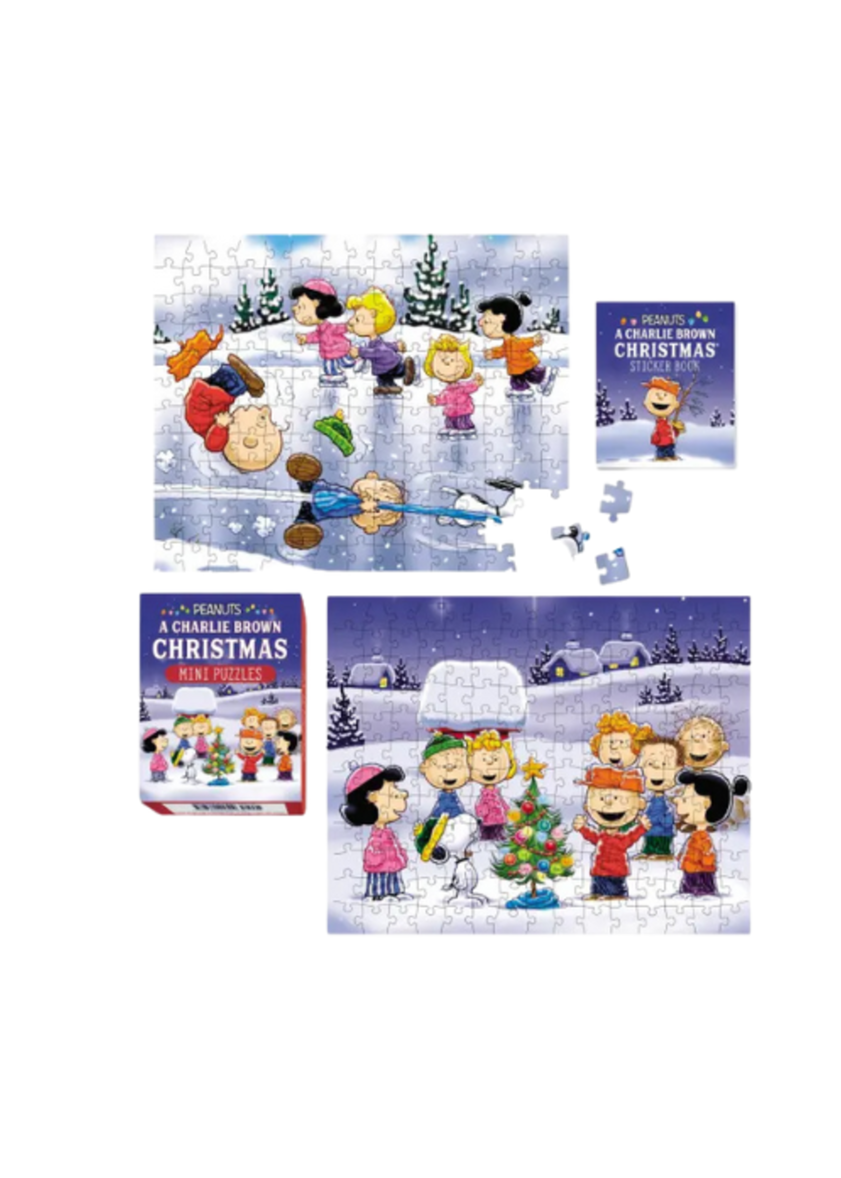 Hachette Book Group Charlie Brown X-Mas Mini Puzzle