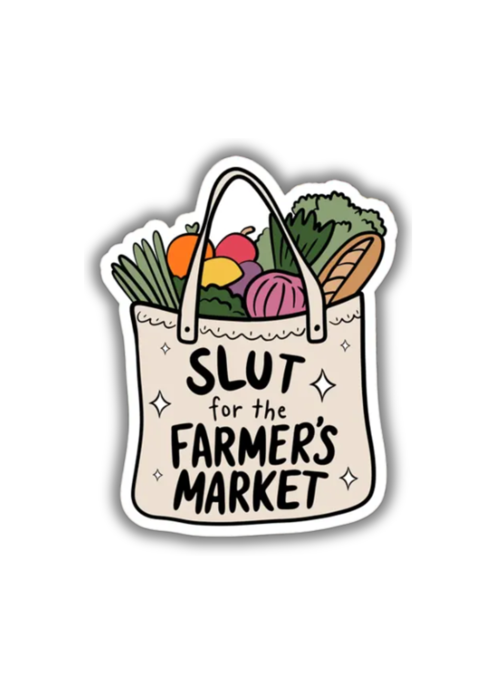 Sonny Rising Slut For the Farmer's Market Sticker
