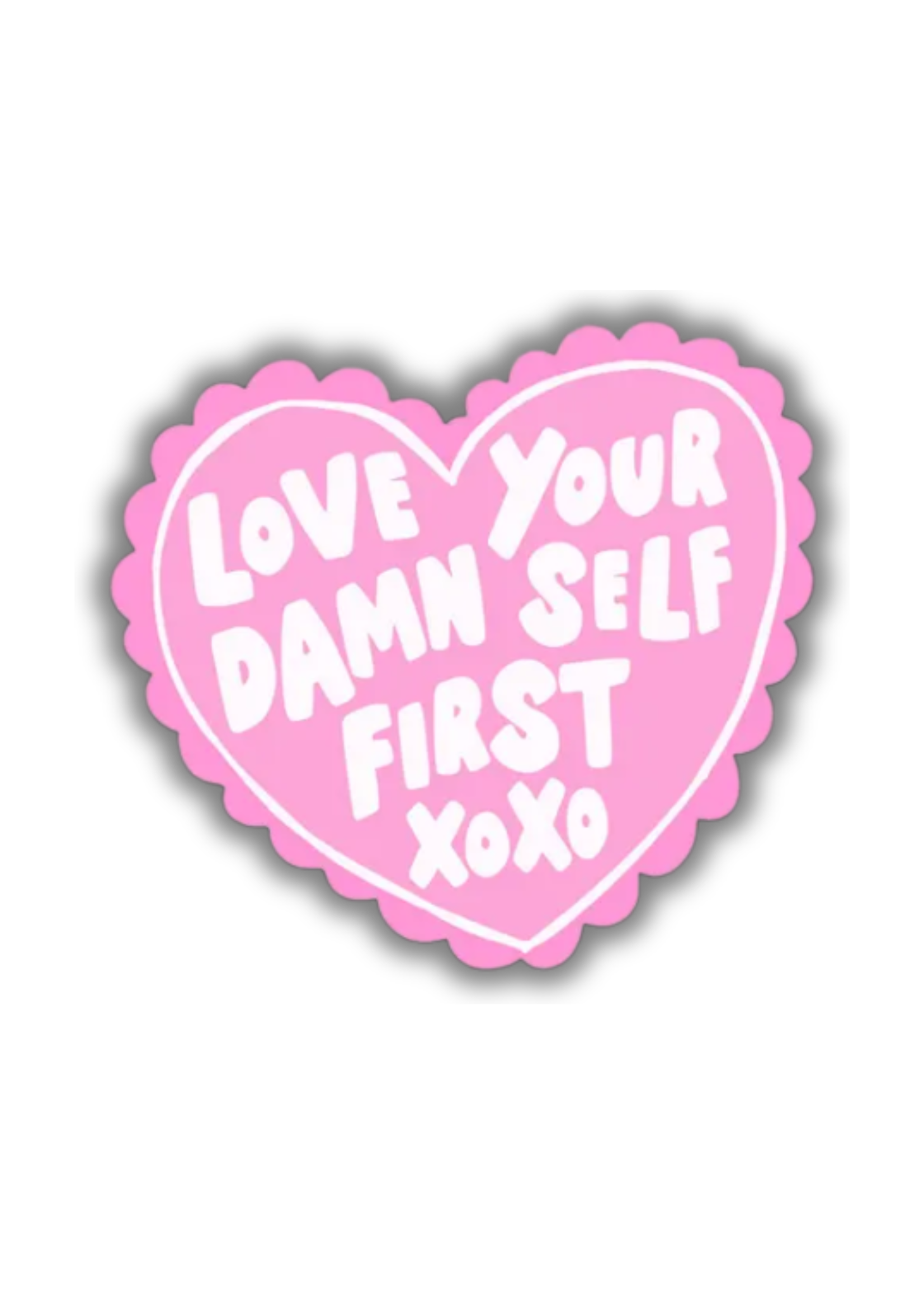 Sonny Rising Love Your Damn Self First Sticker