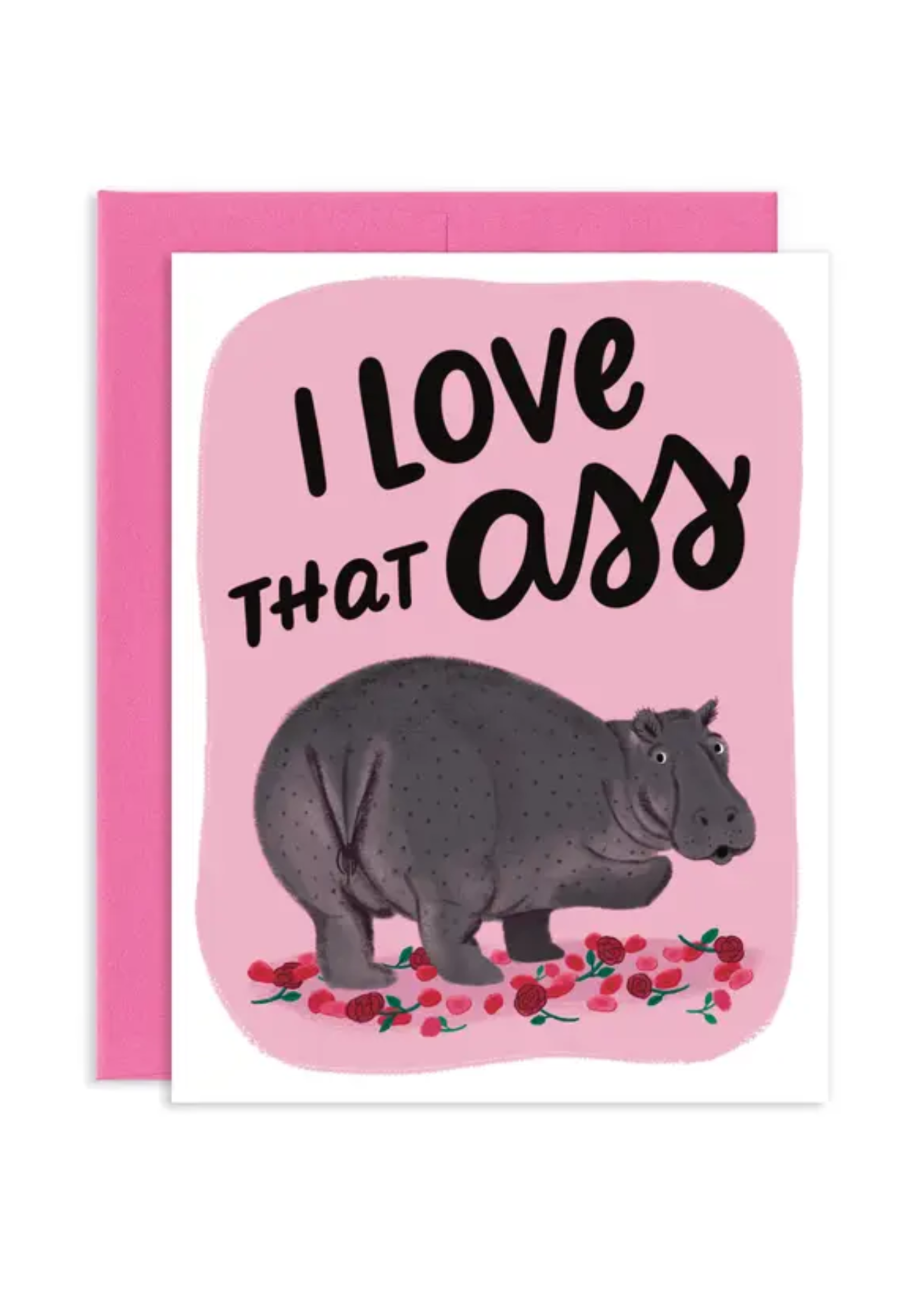 Grey Street Paper Love Card - Love That Ass