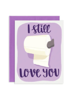 Grey Street Paper Love Card - Toilet Paper Wrong Way
