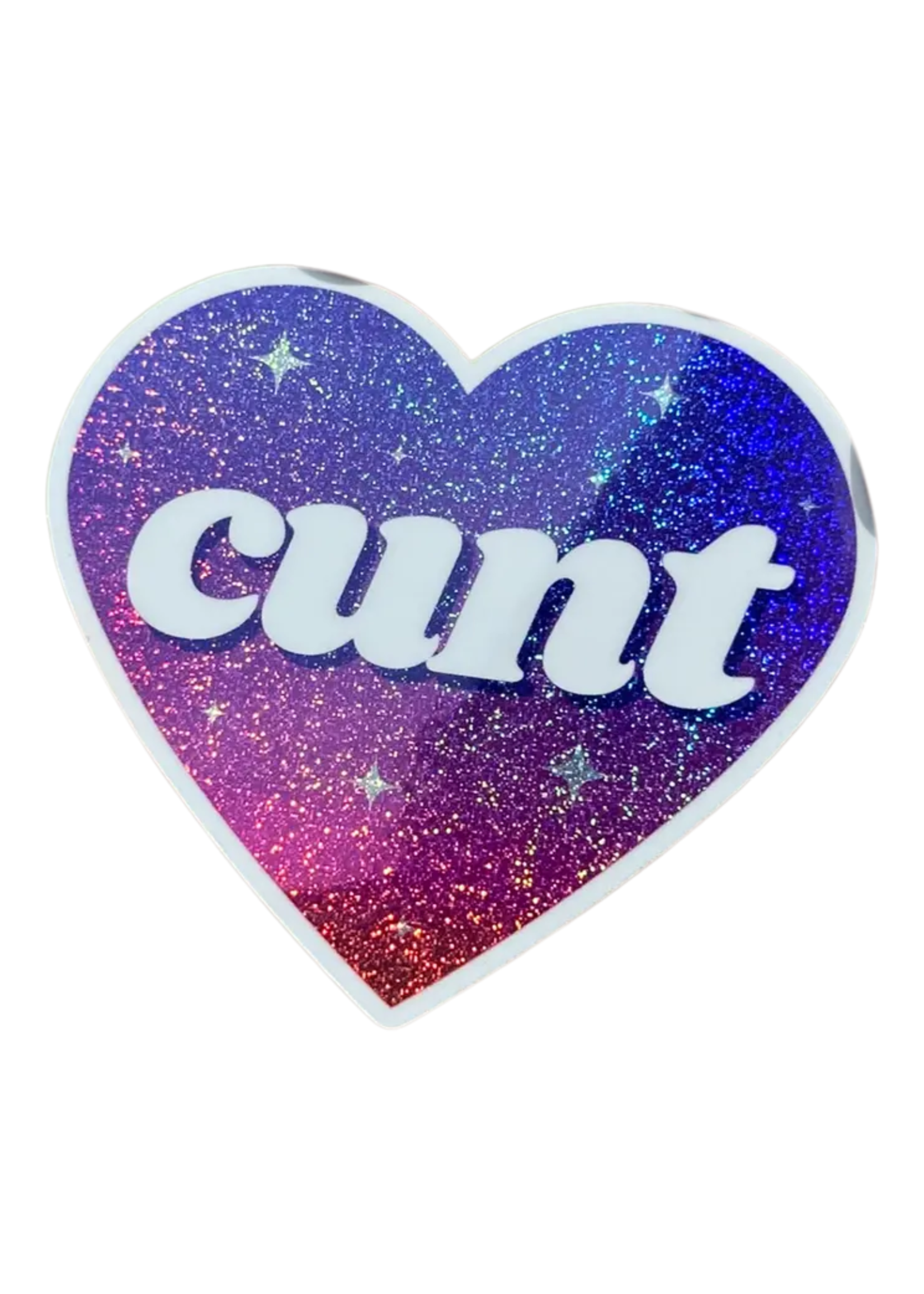 ShlemonArt Cunt Ombre Glitter Sticker