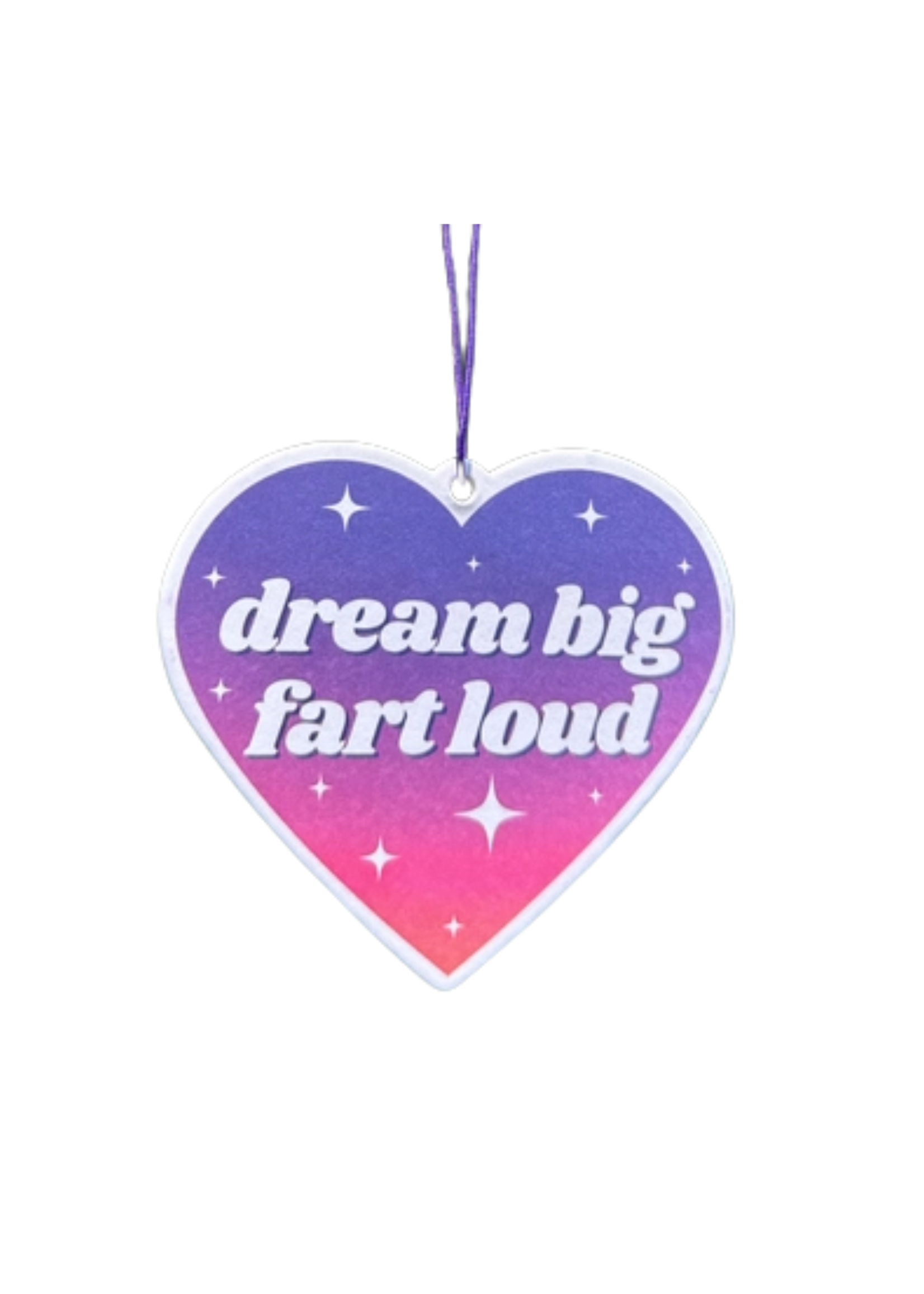 ShlemonArt Dream Big Fart Loud Air Freshener