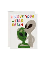 Red Cap Cards Love Card - Alien Love