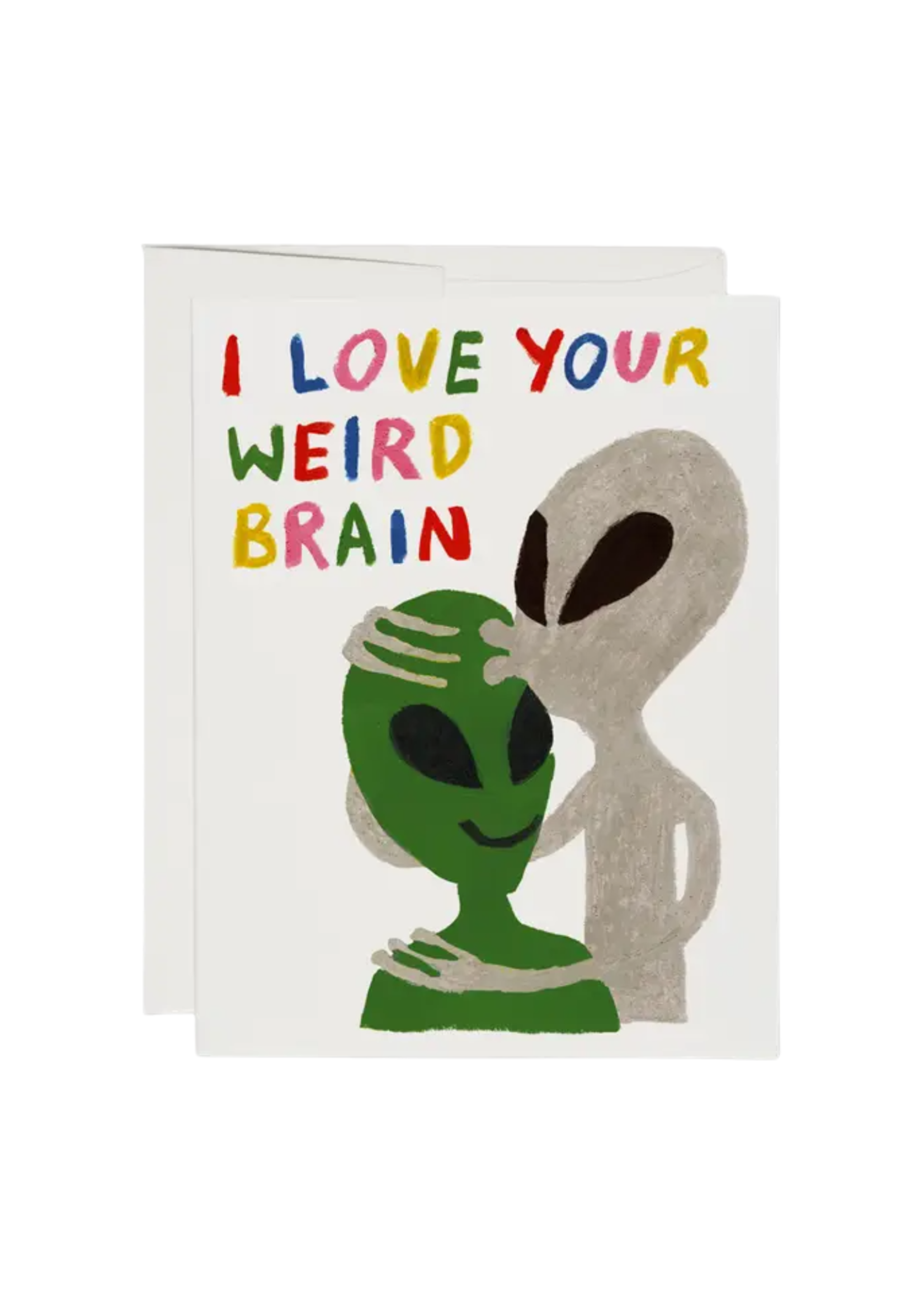 Red Cap Cards Love Card - Alien Love