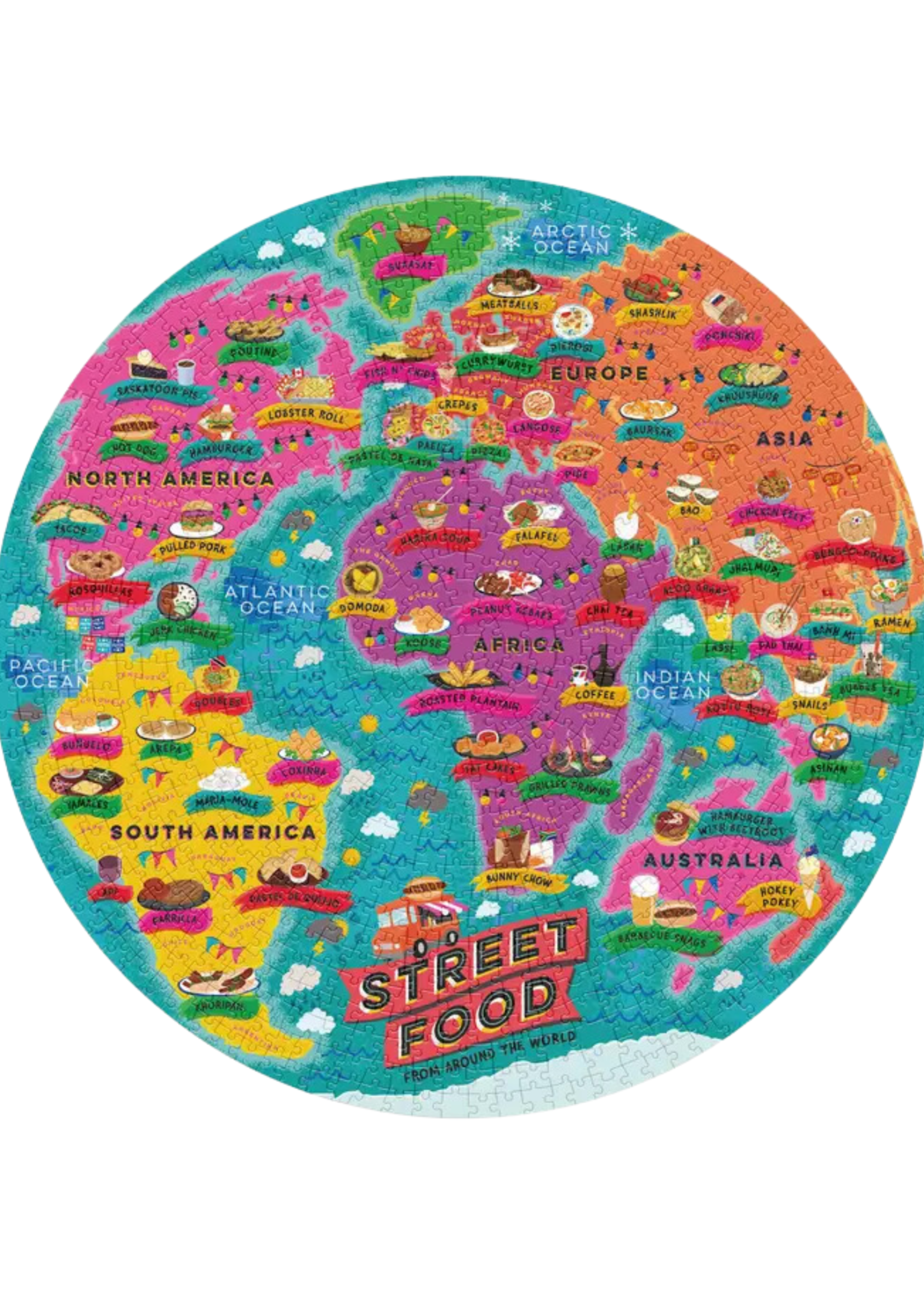 Ridley's Games Street Food Lover's 1000 Piece Puzzle